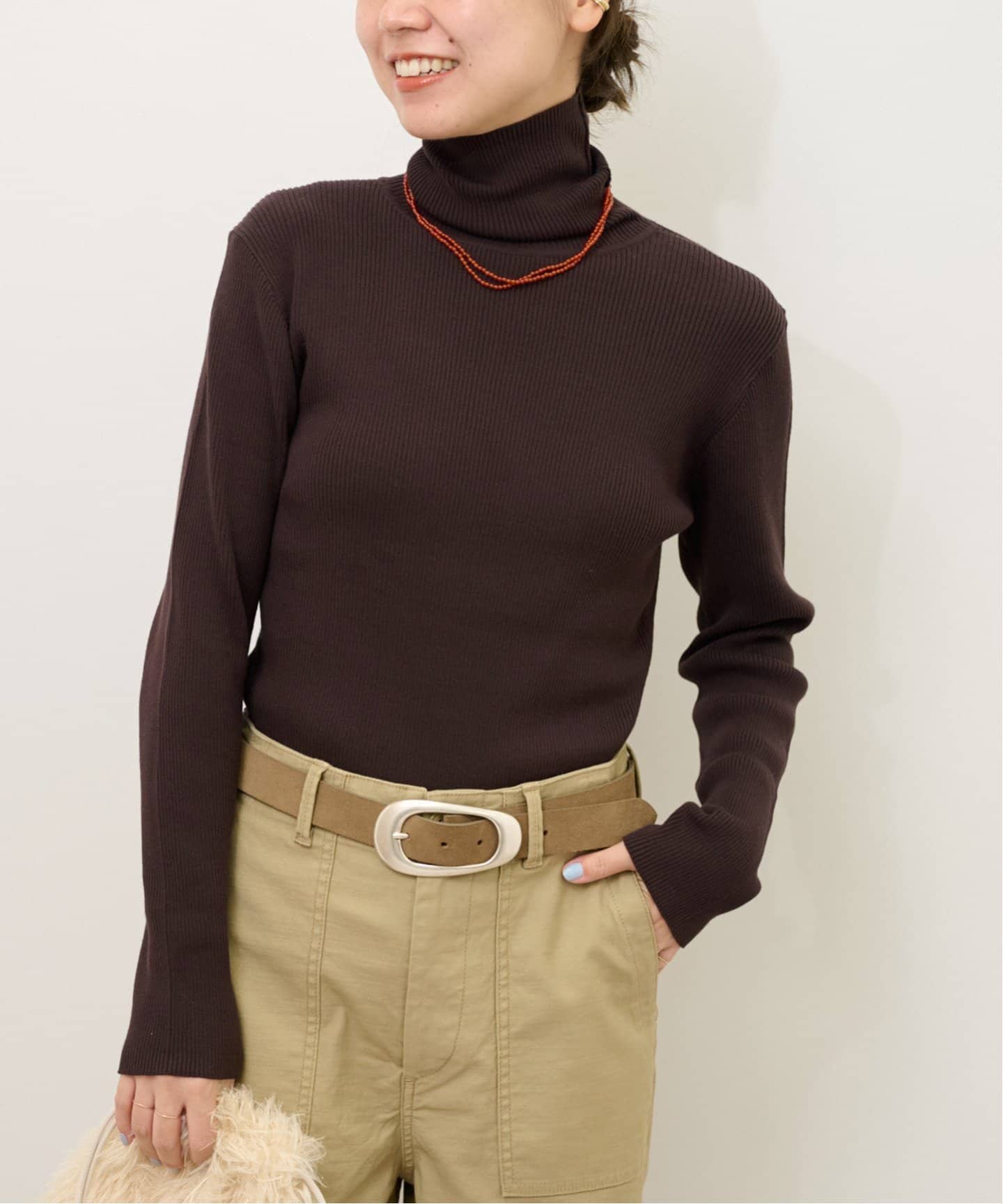 追加2》スイスオーガニックコットンタートルネックプルオーバー