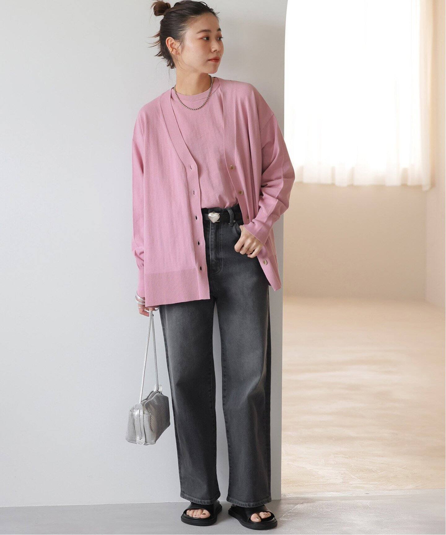 CALMER カルメール 22AW CALMER VネックBIGカーディガン