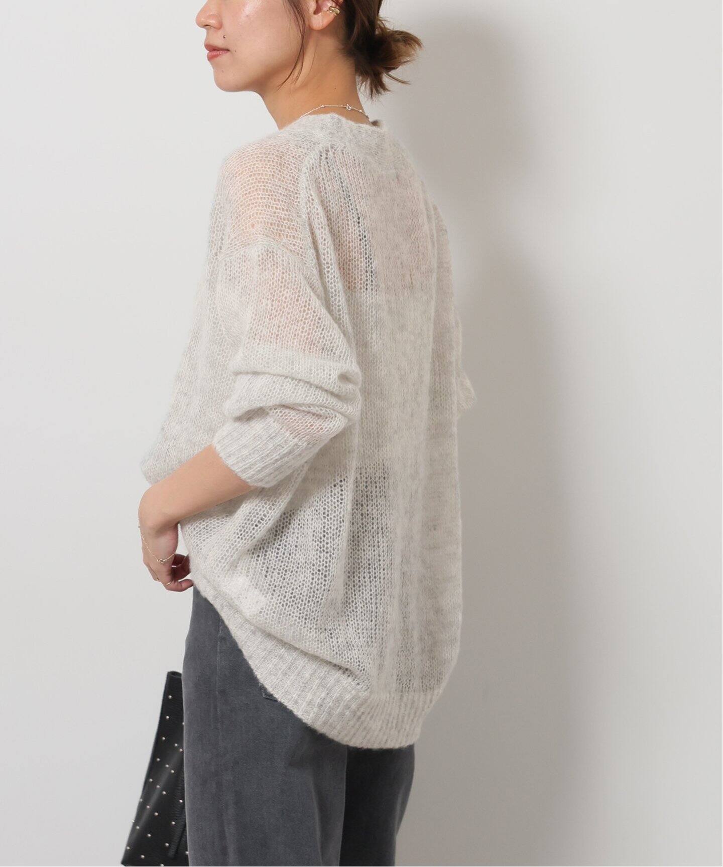 シアーモヘヤミックスVカーディガン（カーディガン）｜JOURNAL  