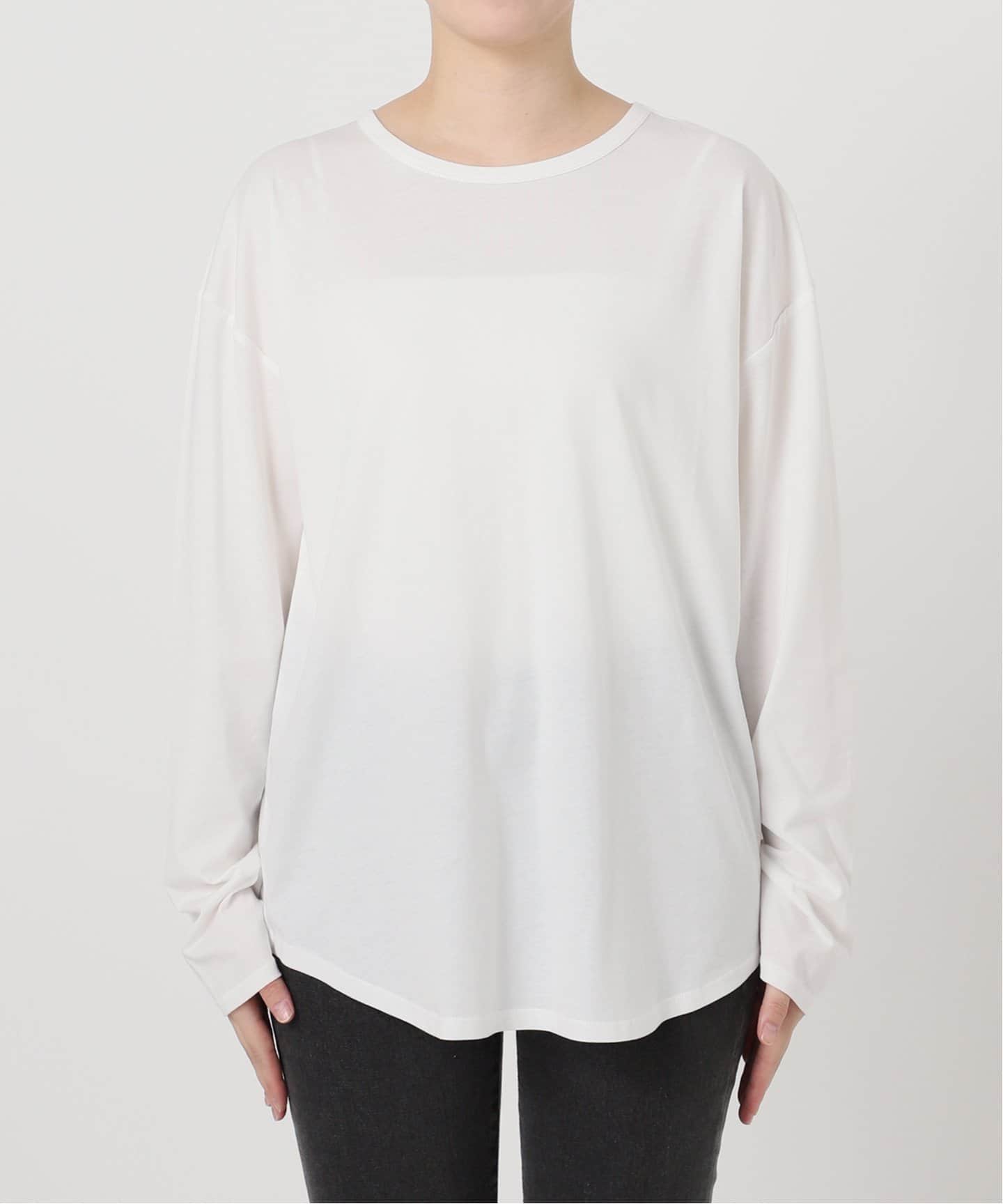 2枚セット》シアーモヘヤMIX Tシャツレイヤードプルオーバー（ニット