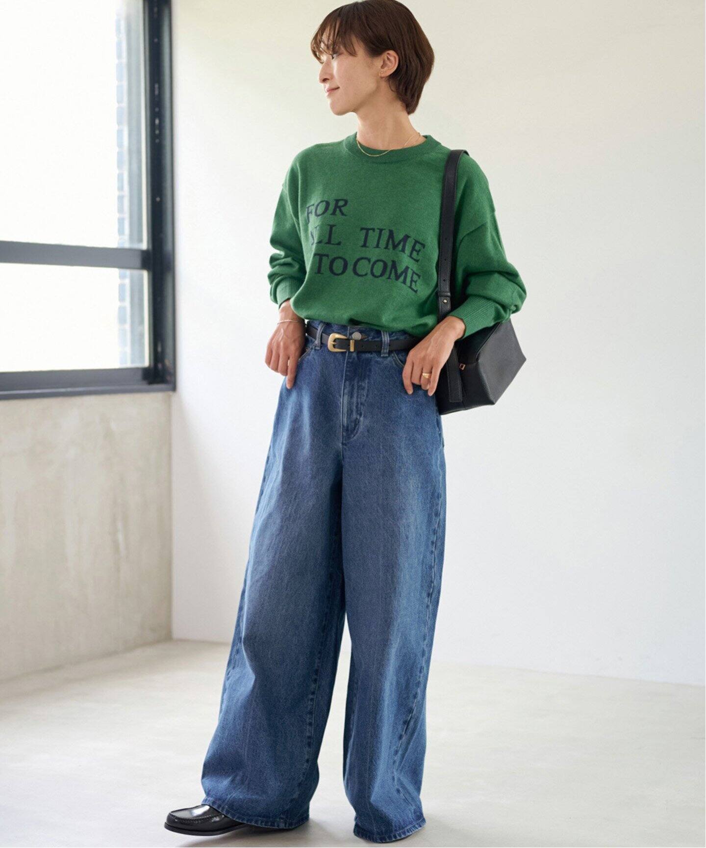 追加》コットンカシミヤロゴニット(ニット/セーター 追加》コットンカシミヤロゴニット(ニット/セーター