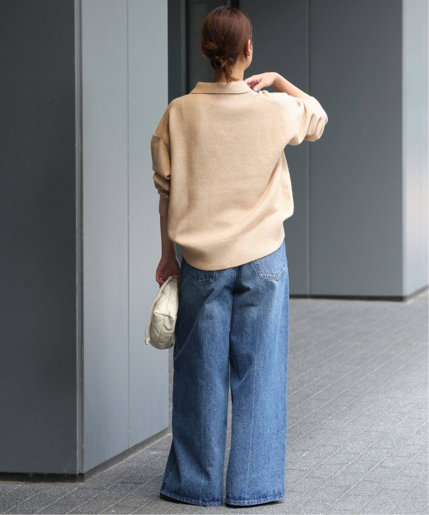 journal standard relumeスカラ刺繍襟付きニットプルオーバー JOURNAL STANDARD - journal standard relumeスカラ刺繍襟付きニット