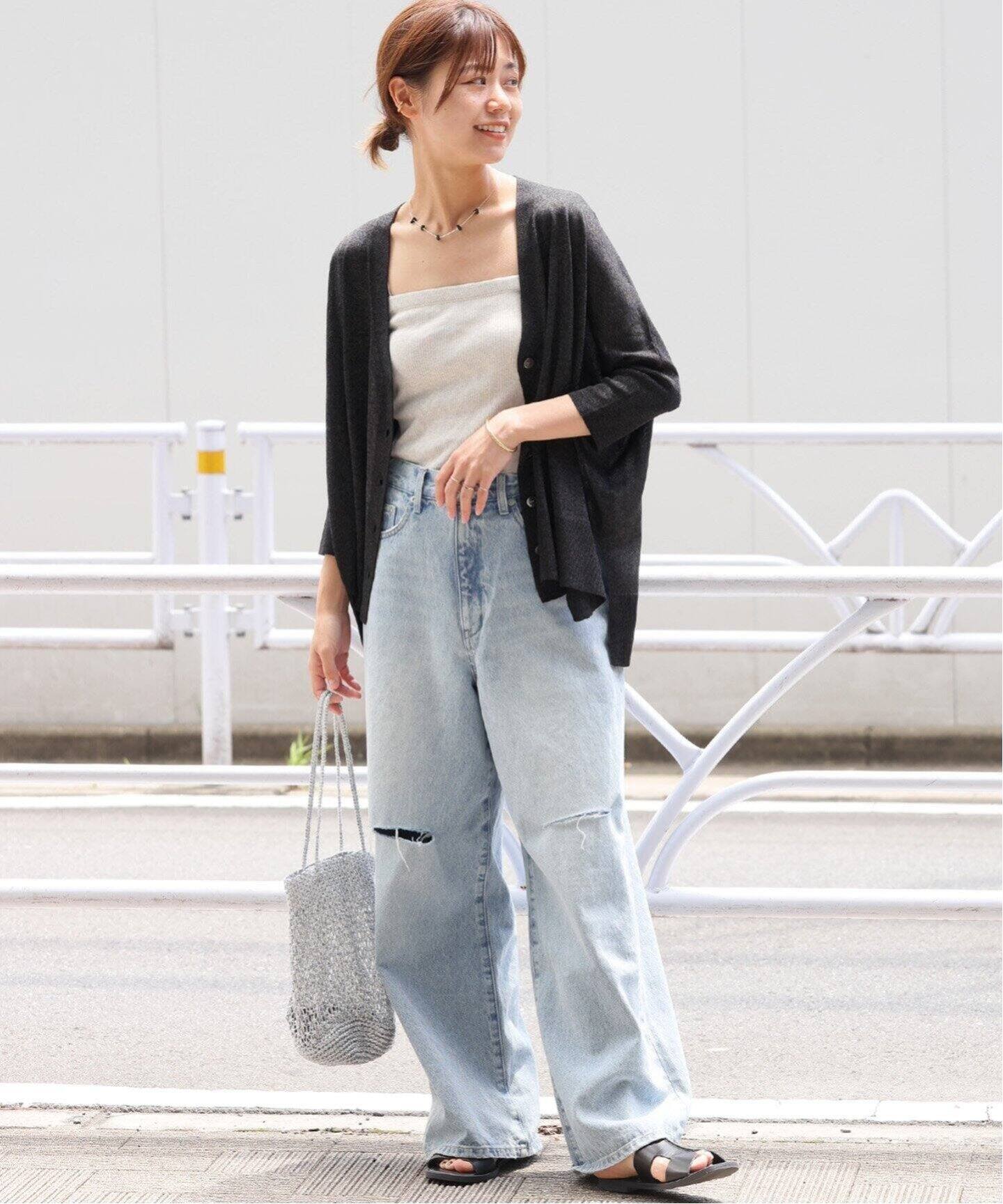 ラメ混リブカーディガン（カーディガン）｜JOURNAL STANDARD relume 