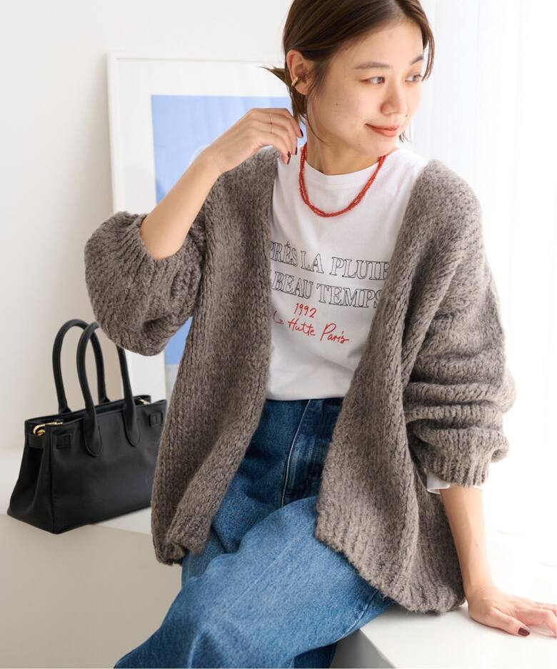 追加》【TRICOTS JEANMARC/トリコ・ジャンマルク】ニットカーディガン  