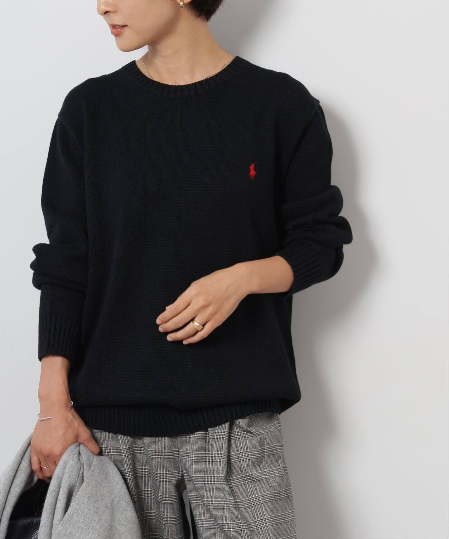 追加》【POLO RALPH LAUREN】L/S SWEATER：ニット（ニット／セーター 