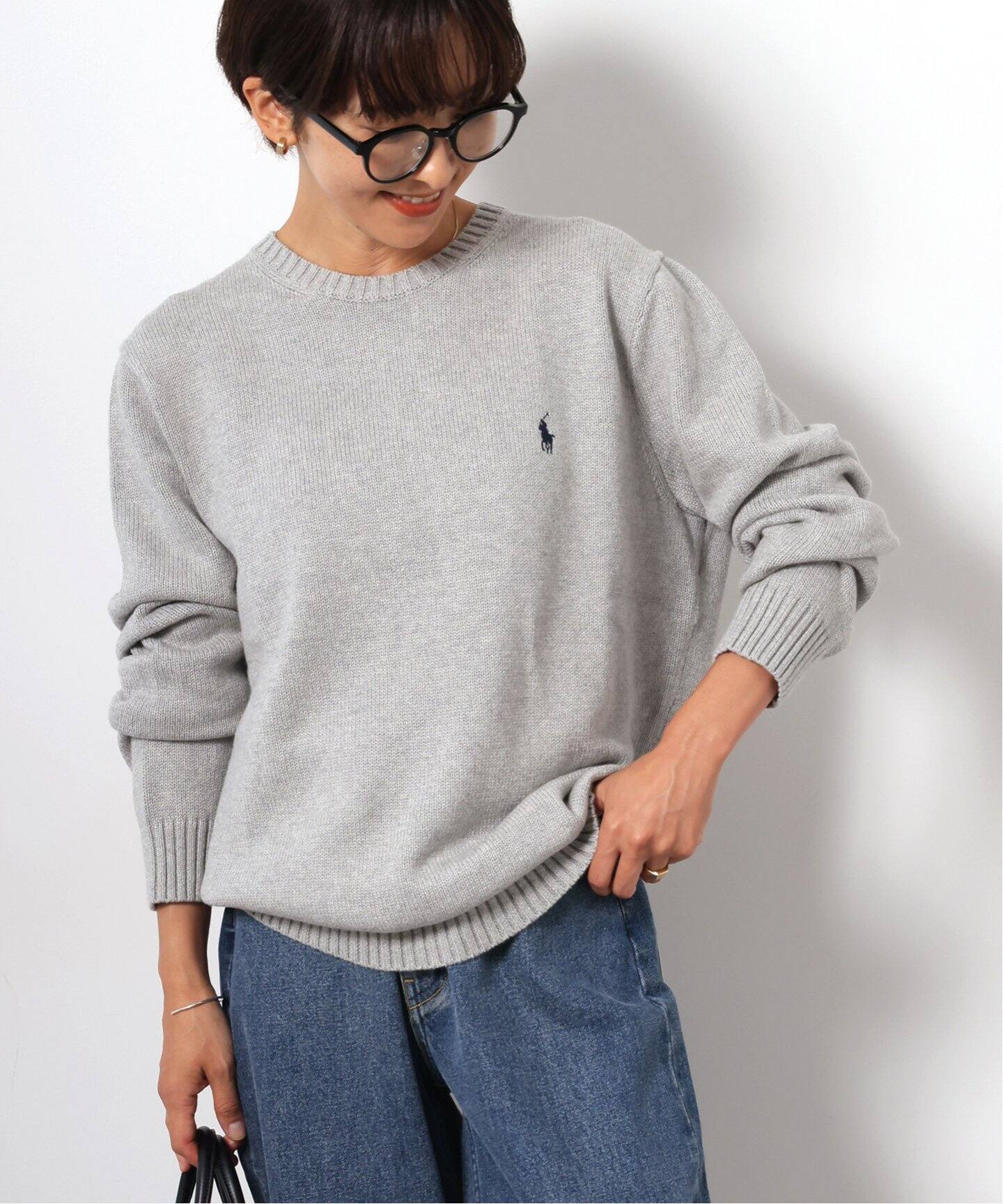 追加》【POLO RALPH LAUREN】L/S SWEATER：ニット（ニット／セーター 
