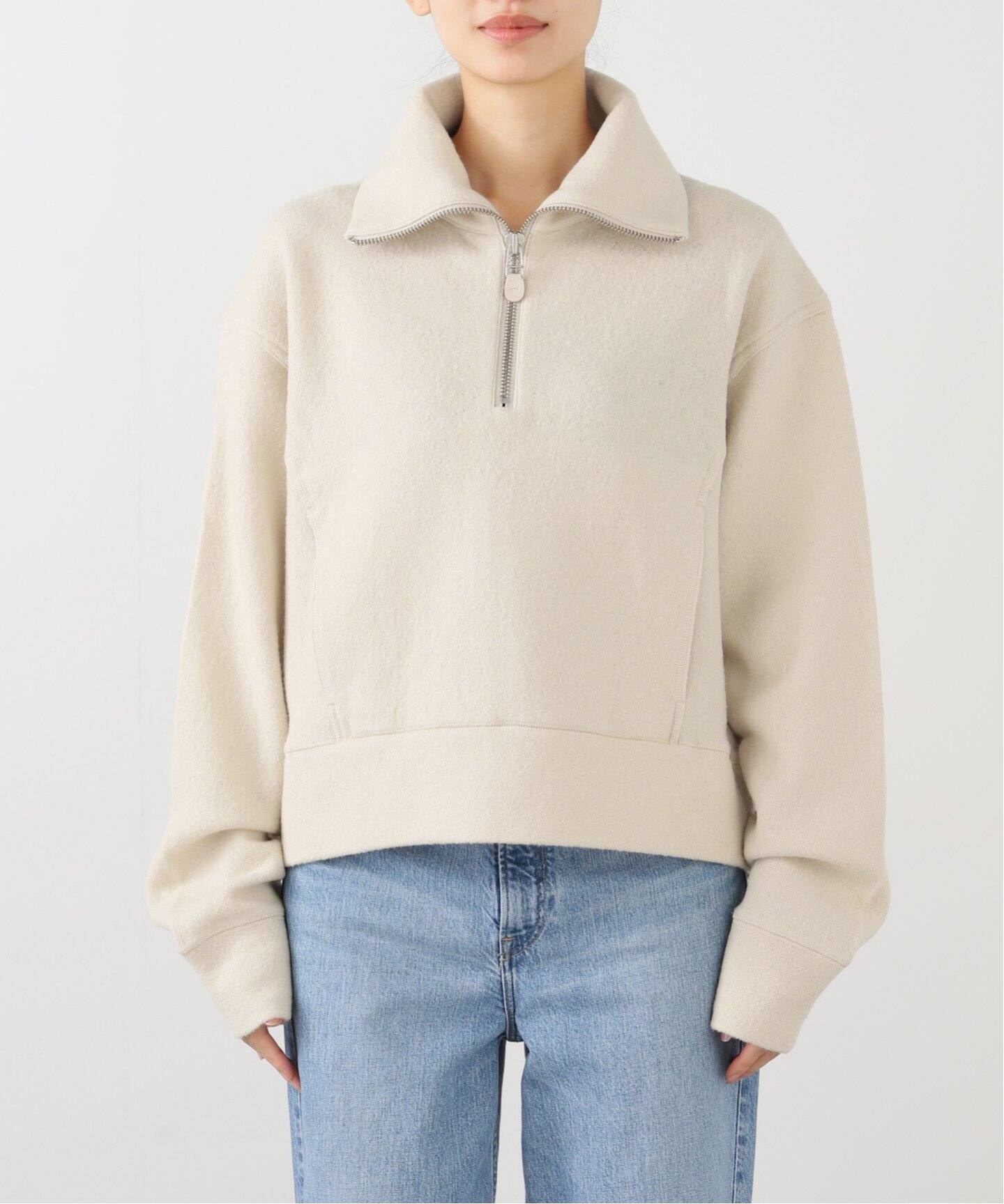 TODAYFUL / トゥデイフル】Halfzip Wool Pullover：ニット（ニット 
