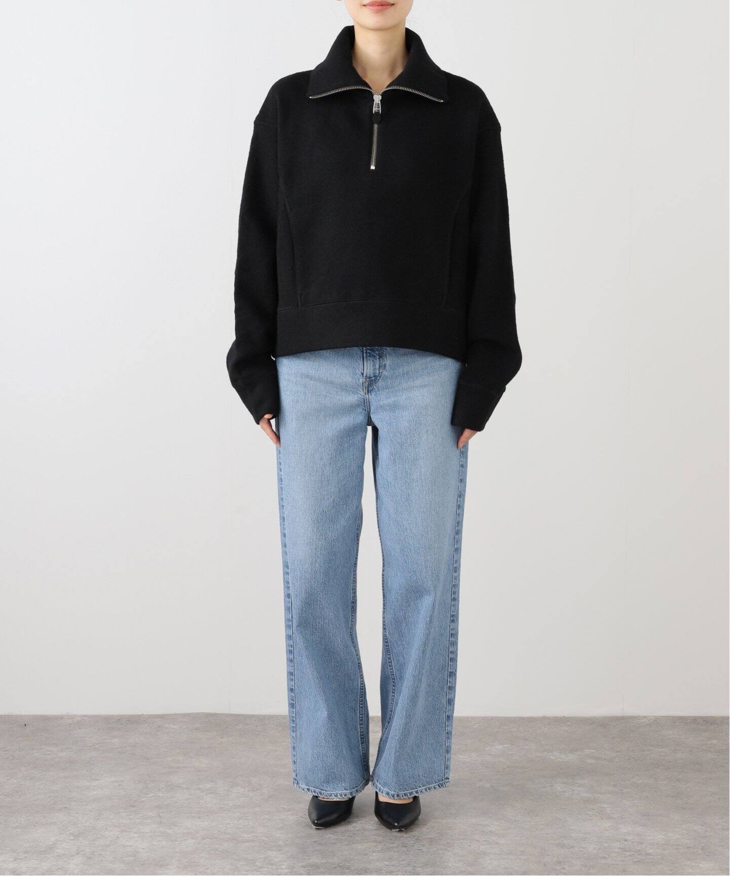 TODAYFUL / トゥデイフル】Halfzip Wool Pullover：ニット（ニット 