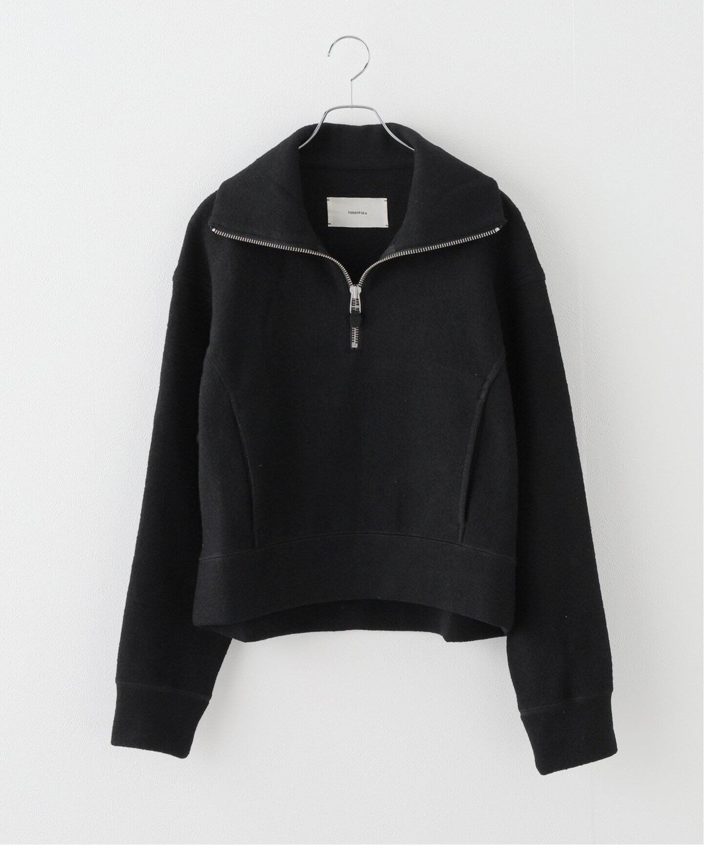 TODAYFUL / トゥデイフル】Halfzip Wool Pullover：ニット（ニット 