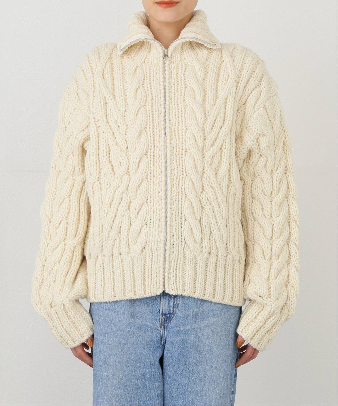 TODAYFUL / トゥデイフル】 Volume Handknit Cardigan：ニット（ニット  