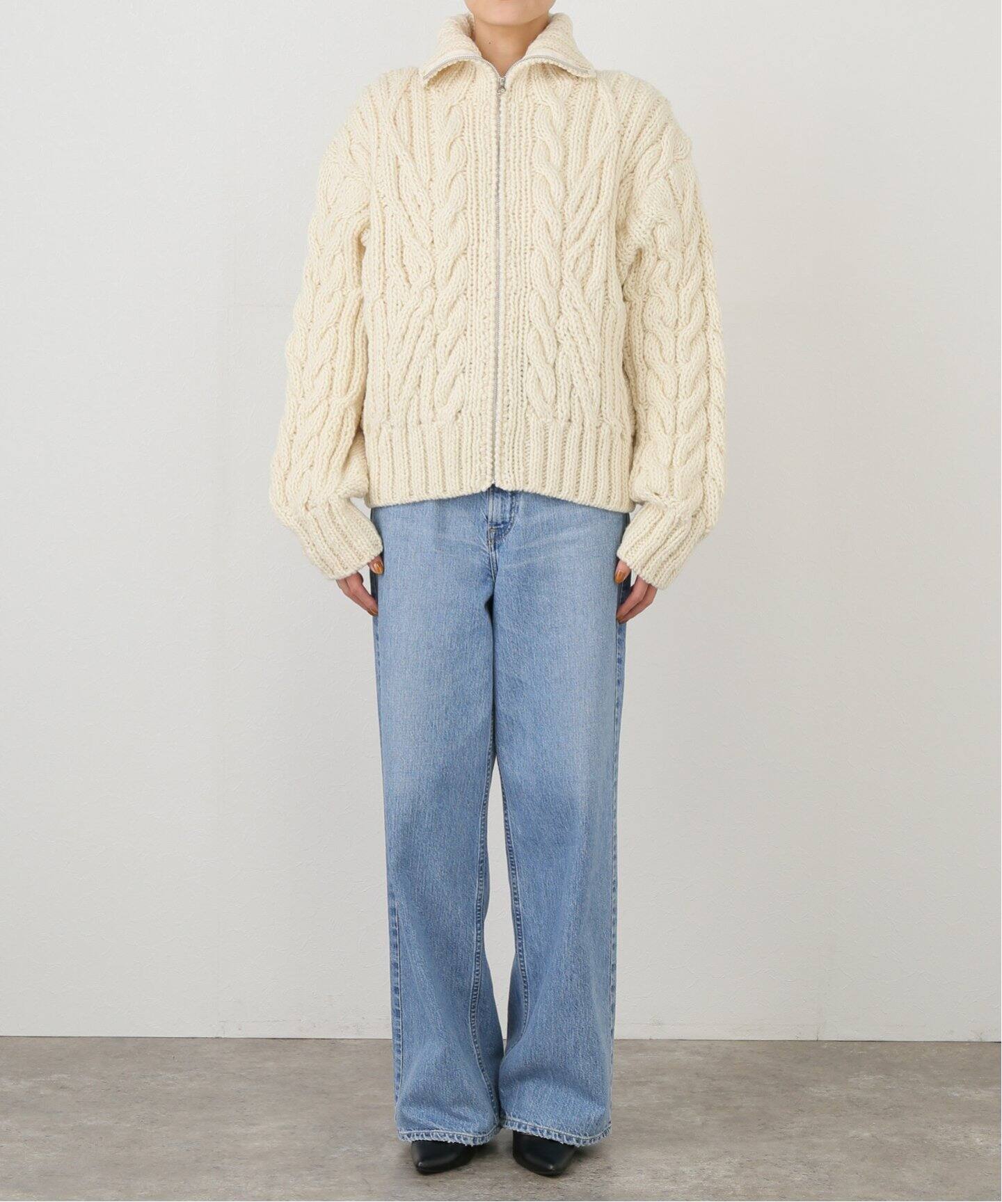 TODAYFUL / トゥデイフル】 Volume Handknit Cardigan：ニット（ニット  