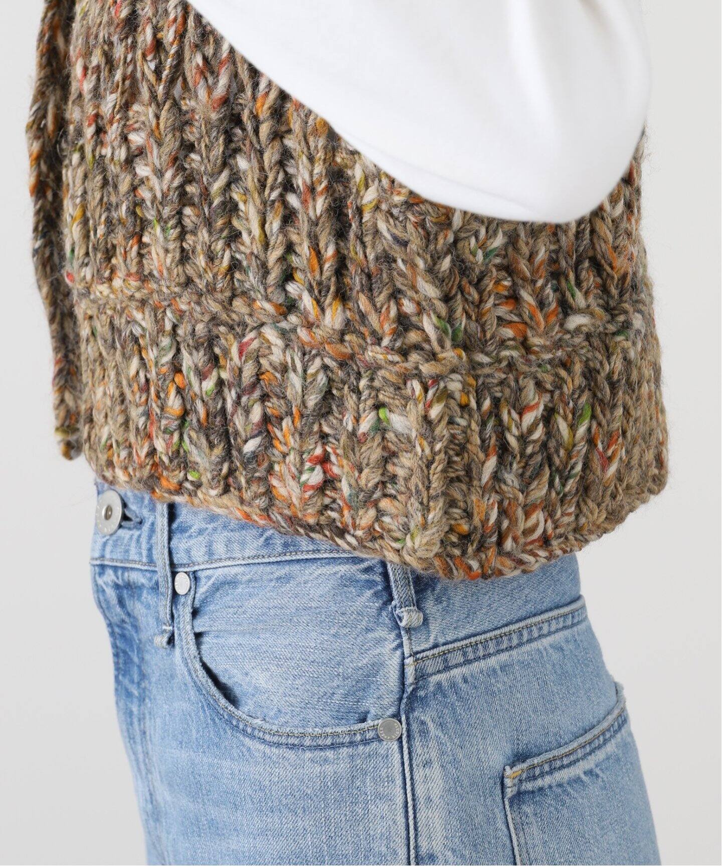TODAYFUL / トゥデイフル】 Mix Handknit Vest :ニットベスト（ベスト 