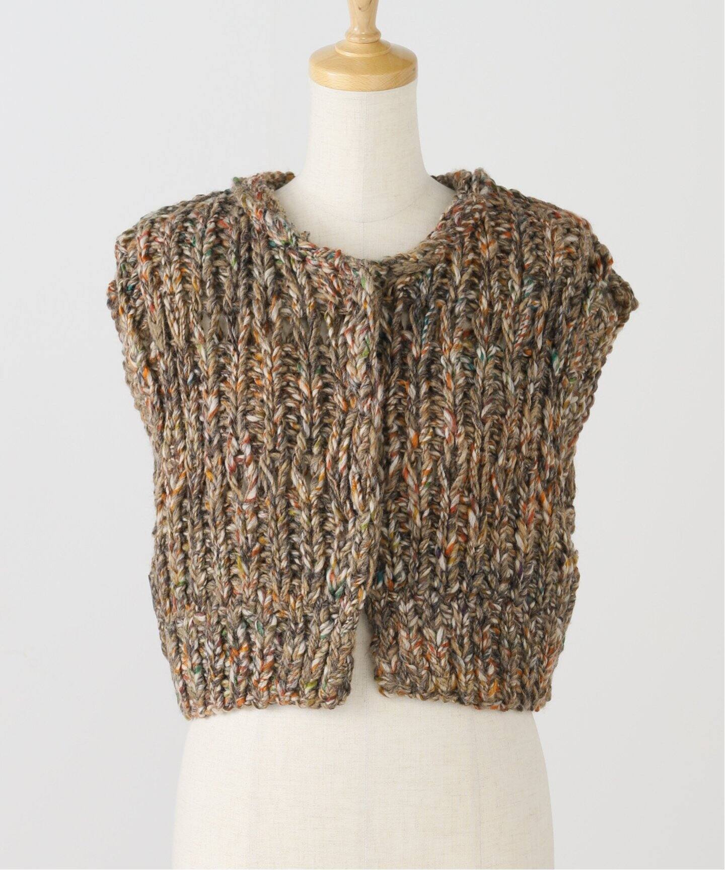 TODAYFUL / トゥデイフル】 Mix Handknit Vest :ニットベスト（ベスト  