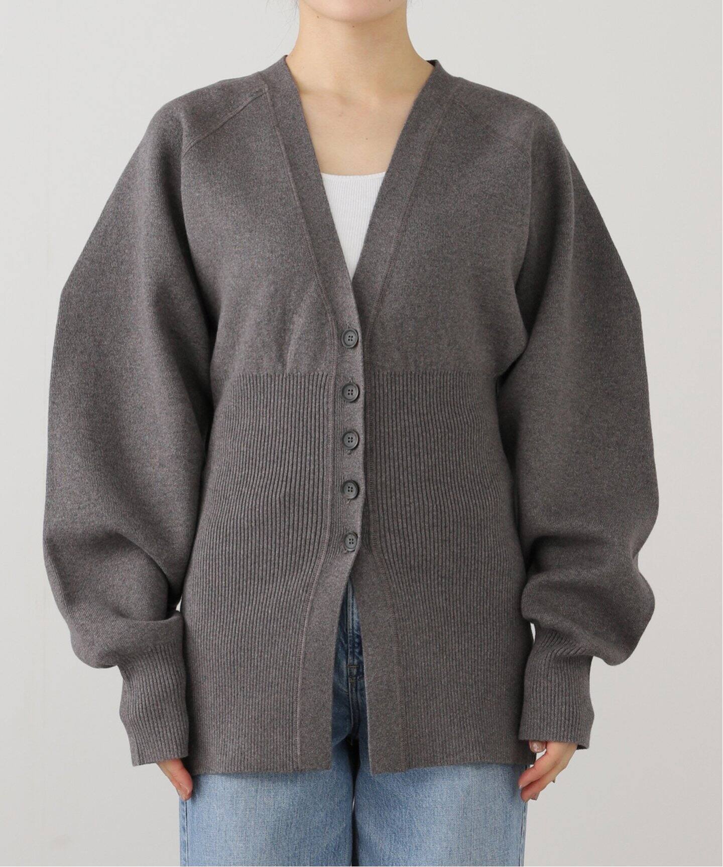 TODAYFUL / トゥデイフル】Waistshape Knit Cardigan：カーディガン 