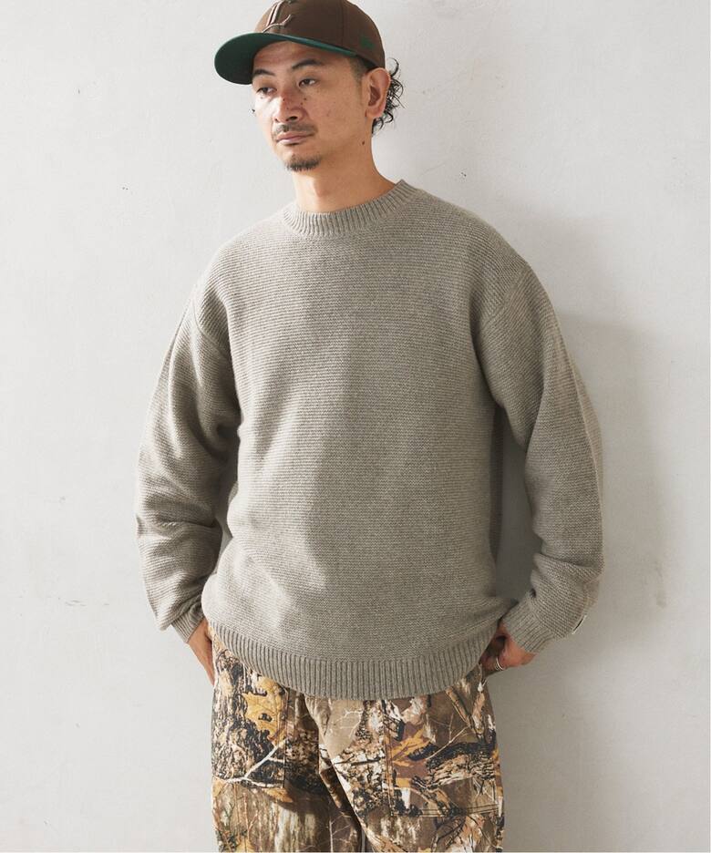 HAMILTON WOOL ガーター クルーネックニット（ニット／セーター）｜JOURNAL STANDARD relume（ジャーナル ...