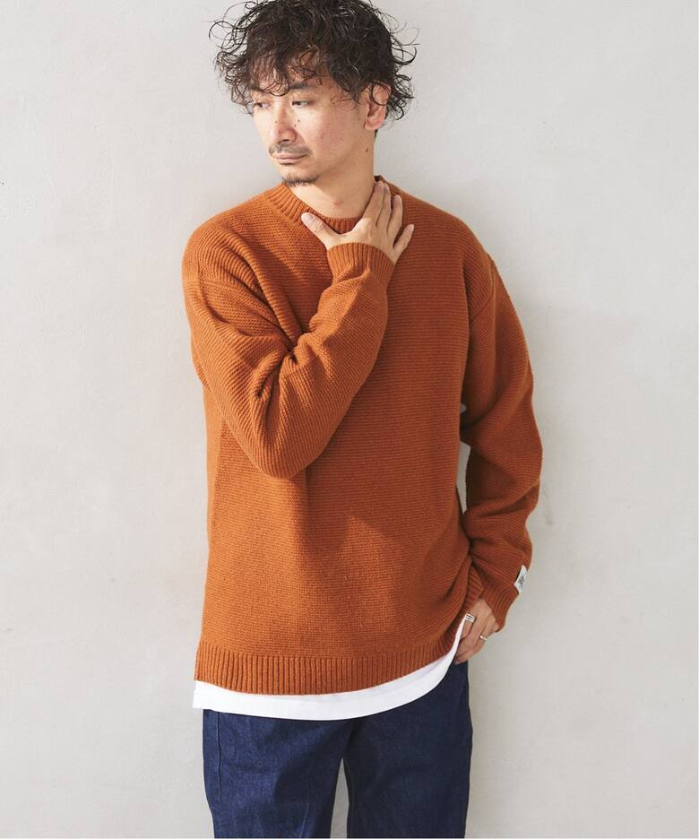 HAMILTON WOOL ガーター クルーネックニット（ニット／セーター）｜JOURNAL STANDARD relume（ジャーナル ...