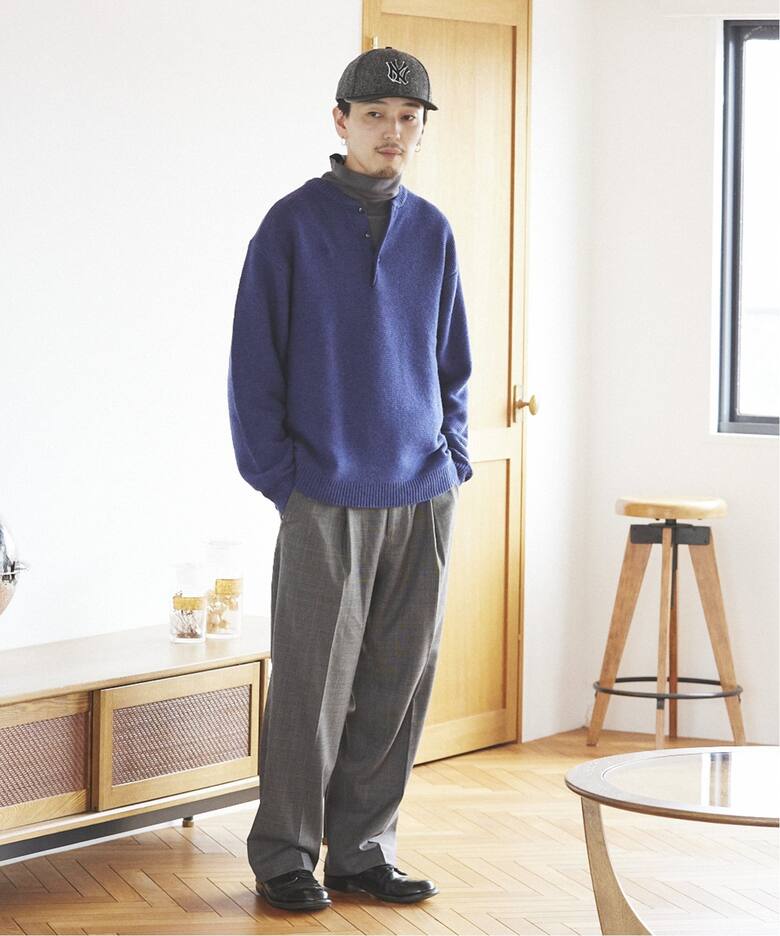 HAMILTON WOOL ガーター ヘンリーネックニット（ニット／セーター）｜JOURNAL STANDARD relume（ジャーナル ...