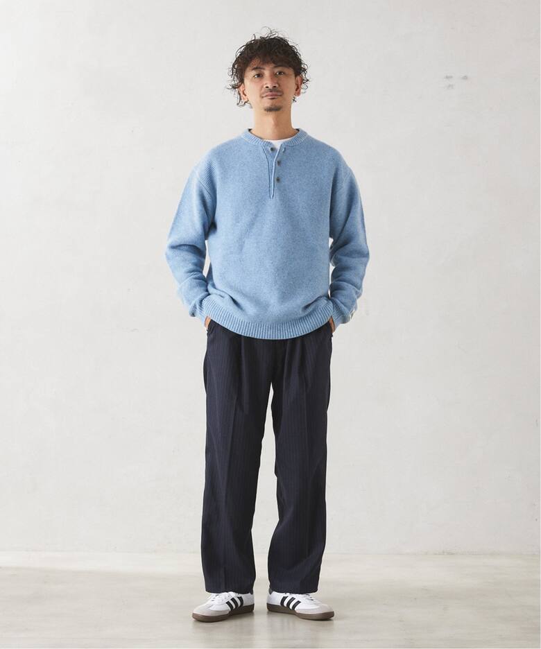 HAMILTON WOOL ガーター ヘンリーネックニット（ニット／セーター）｜JOURNAL STANDARD relume（ジャーナル ...