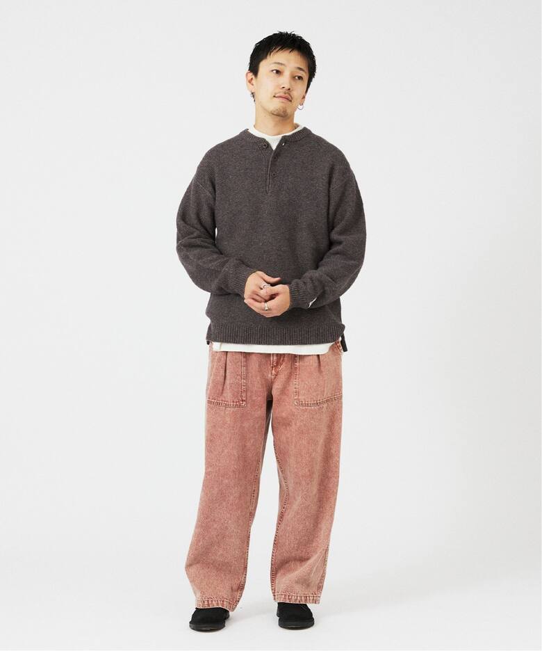 HAMILTON WOOL ガーター ヘンリーネックニット（ニット／セーター）｜JOURNAL STANDARD relume（ジャーナル ...