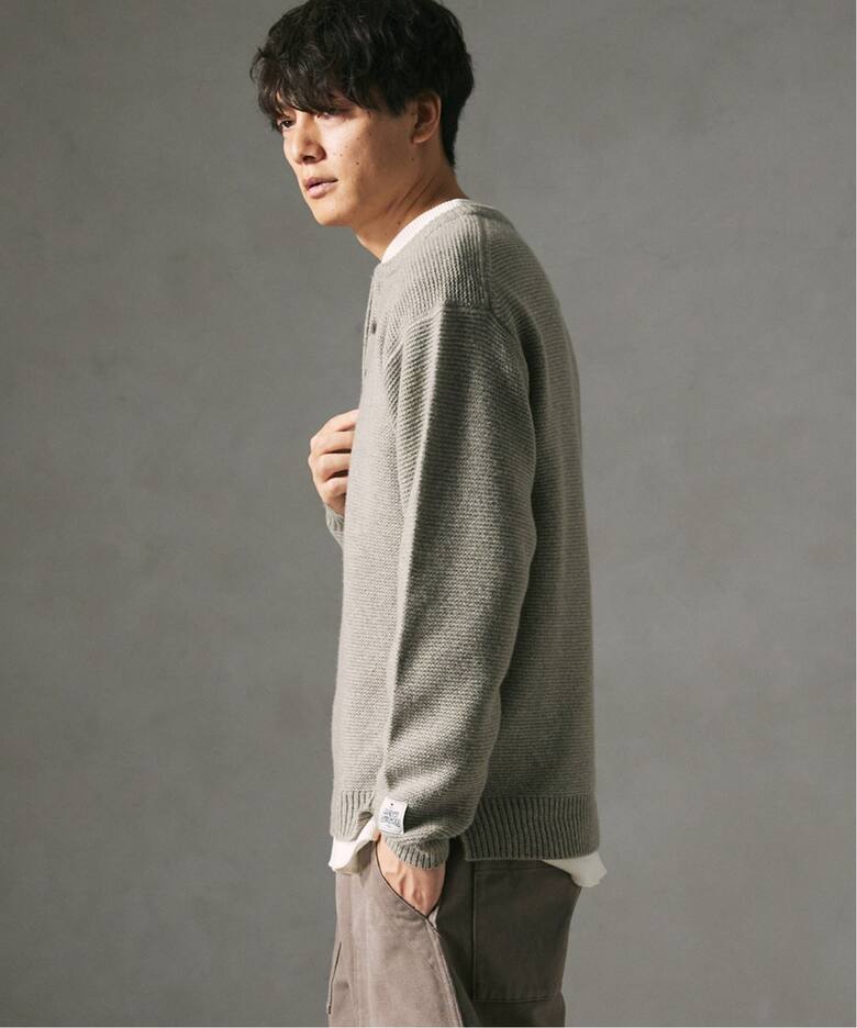 HAMILTON WOOL ガーター ヘンリーネックニット（ニット／セーター）｜JOURNAL STANDARD relume（ジャーナル ...