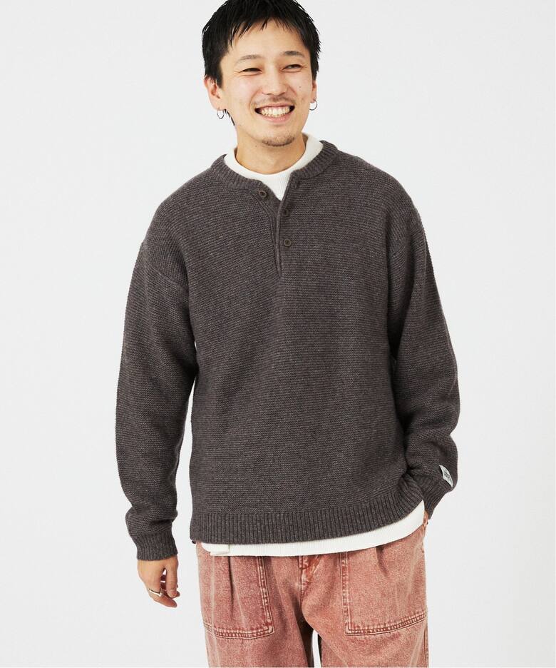 HAMILTON WOOL ガーター ヘンリーネックニット（ニット／セーター）｜JOURNAL STANDARD relume（ジャーナル ...