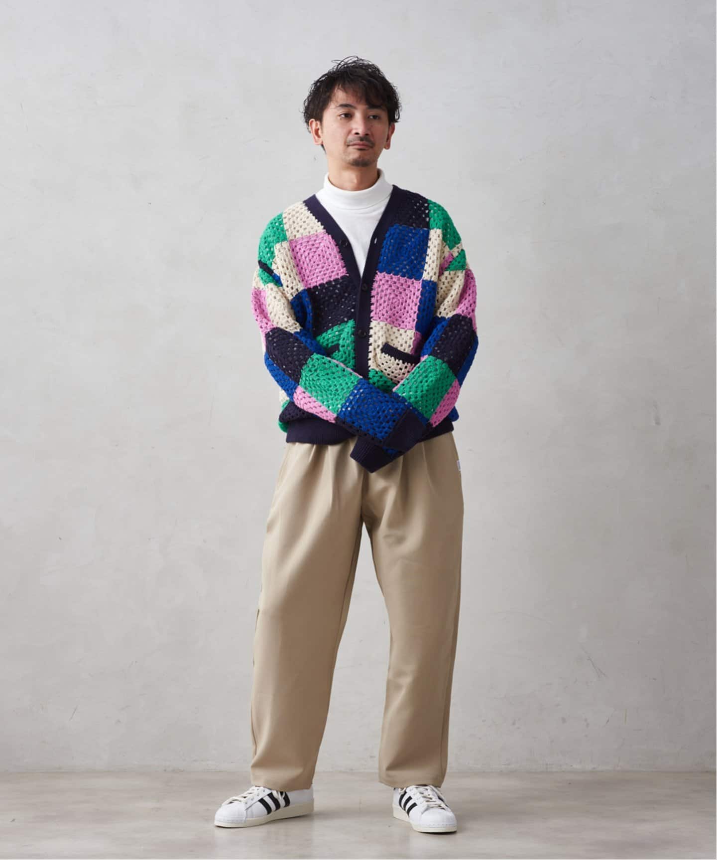 RELUME CALIFORNIA クロシェアミ ニットカーディガン　M CALIFORNIA クロシェアミ ニットカーディガン | ジャーナル