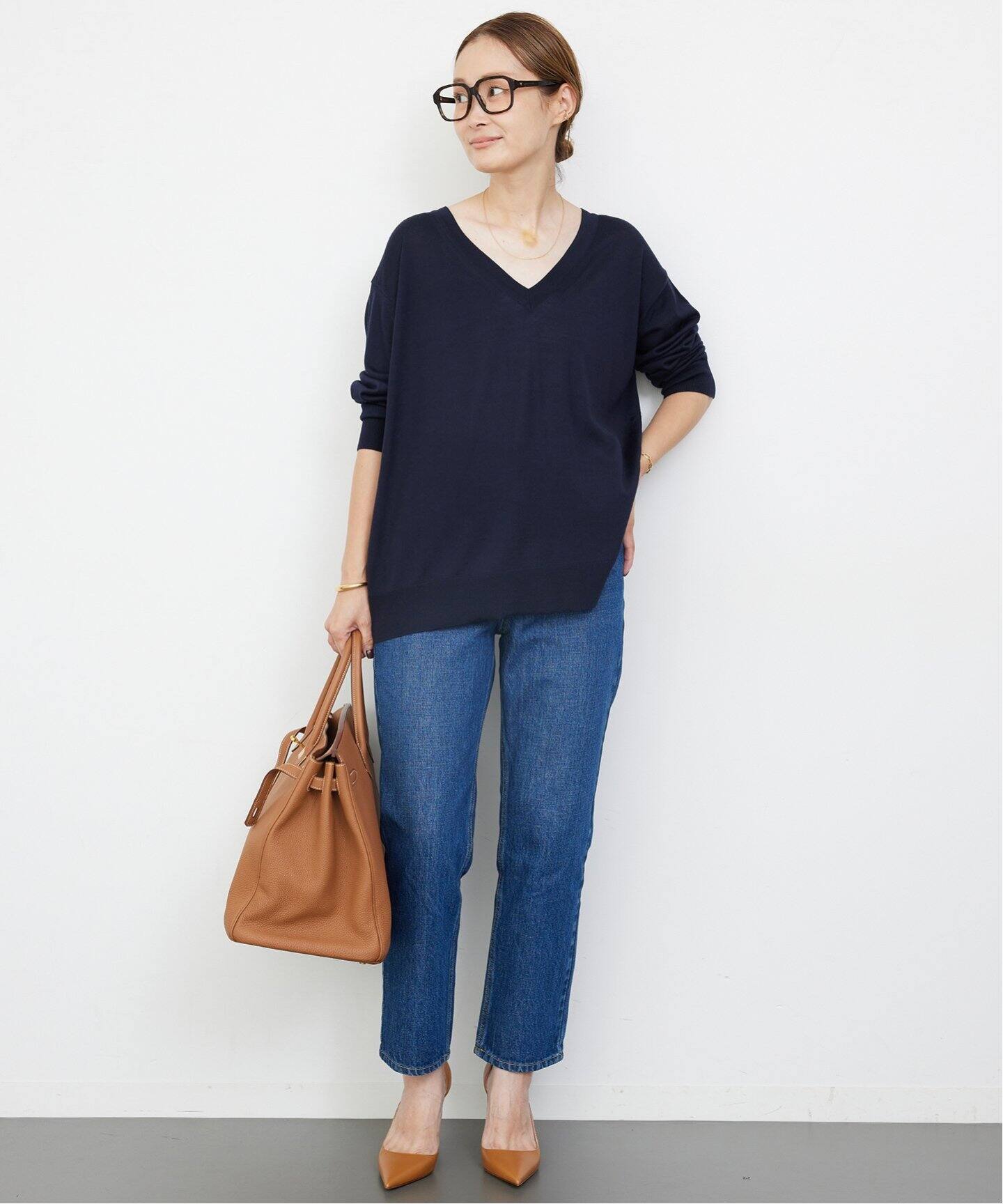 MILLENNIUM Vネック プルオーバー（ニット／セーター）｜Deuxieme  