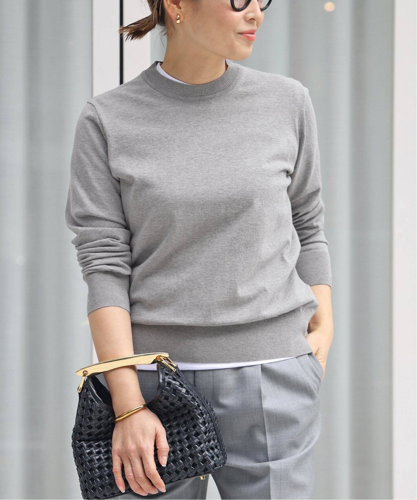 LOREL クルーネックプルオーバー（ニット／セーター）｜Deuxieme  