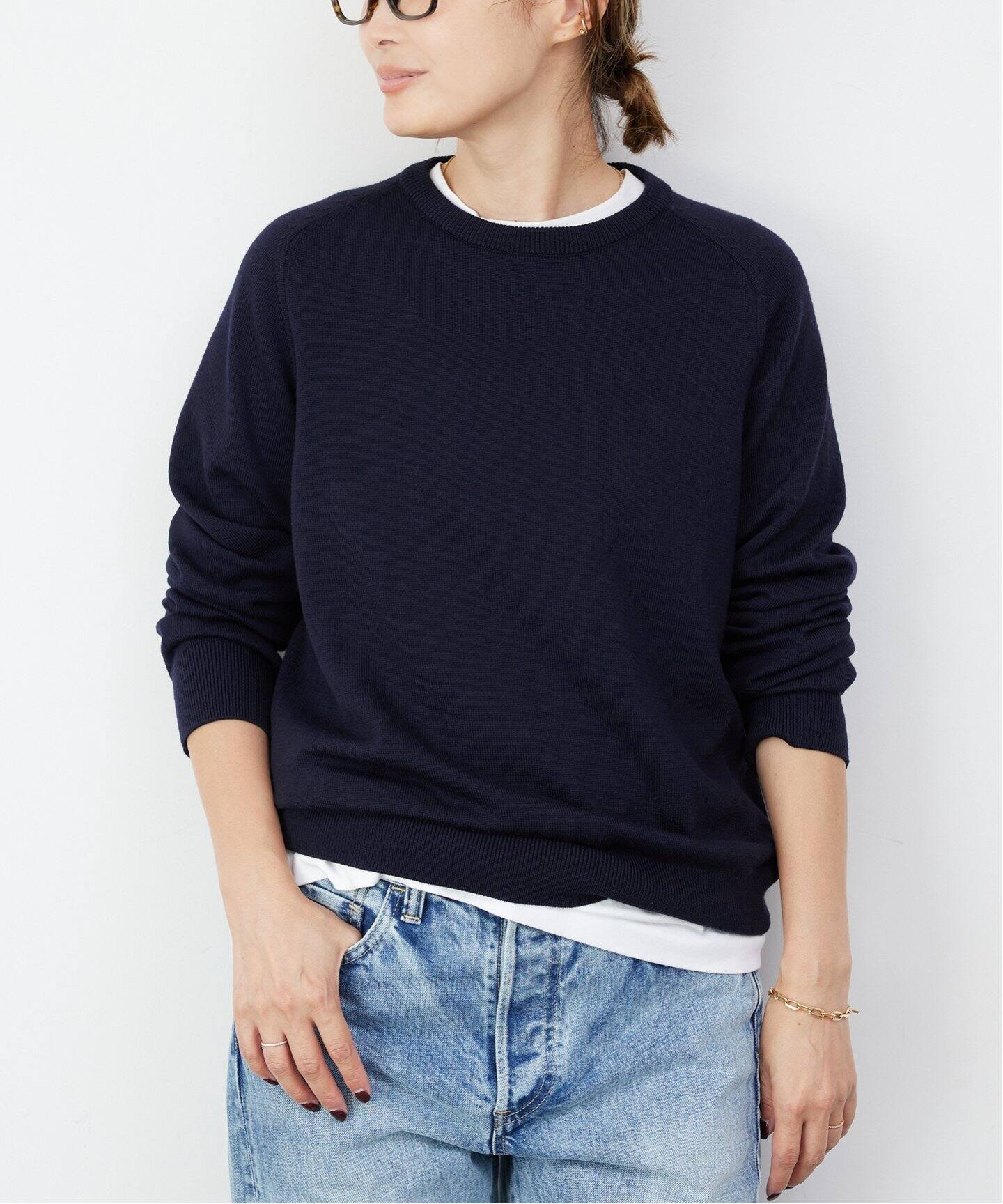 WISH クルーネック プルオーバー（ニット／セーター）｜Deuxieme  