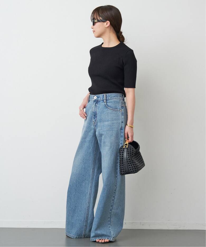 DINER B RIB クルーネックプルオーバー（ニット／セーター）｜Deuxieme  