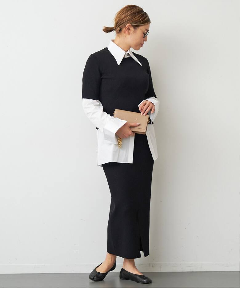 DINER B RIB クルーネックプルオーバー（ニット／セーター）｜Deuxieme  