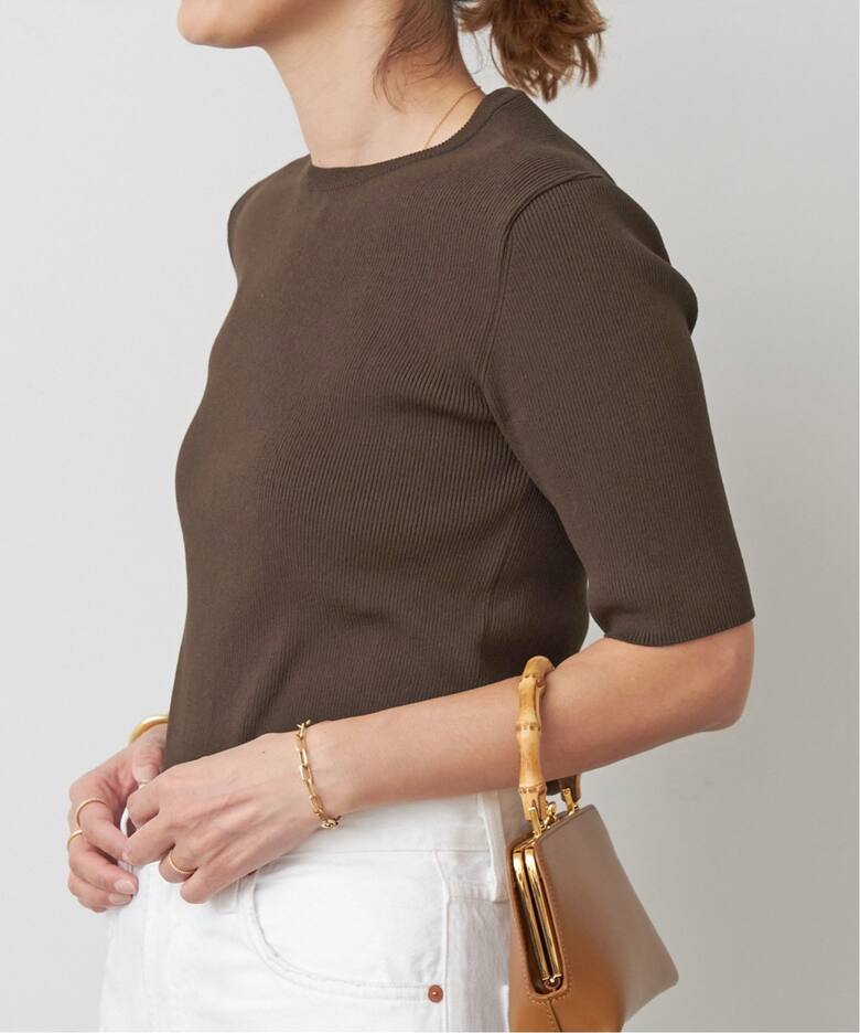 DINER B RIB クルーネックプルオーバー（ニット／セーター）｜Deuxieme  