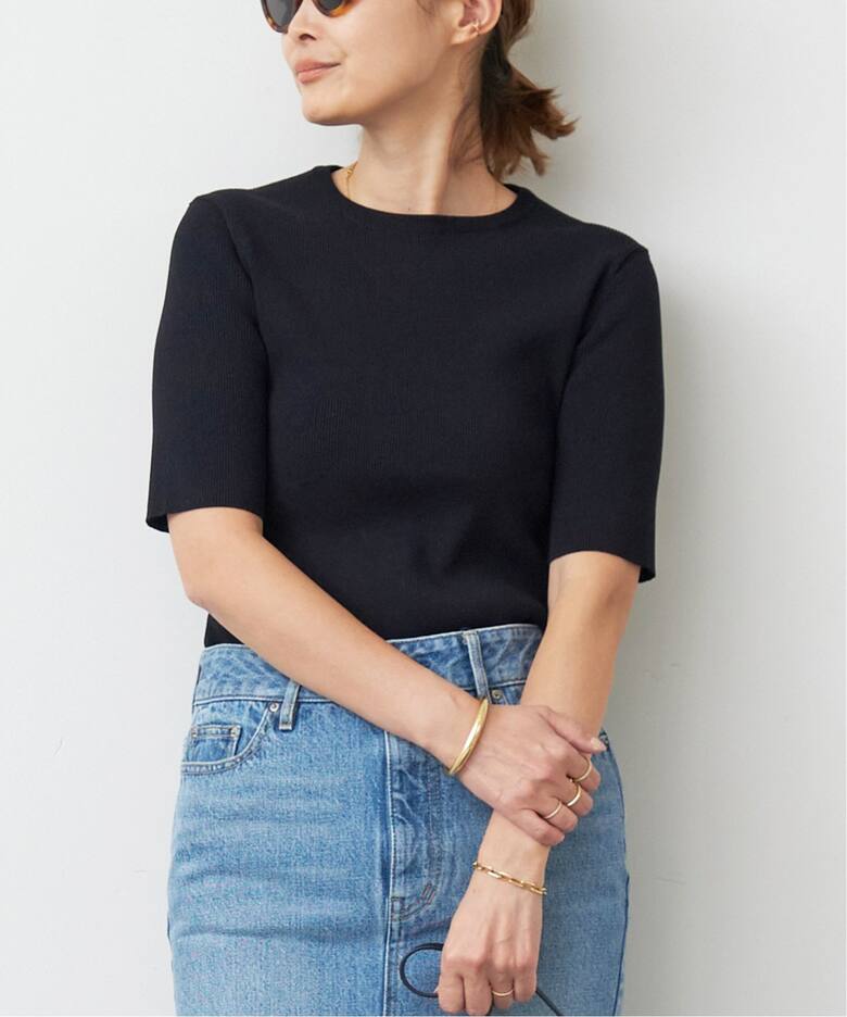 DINER B RIB クルーネックプルオーバー（ニット／セーター）｜Deuxieme  