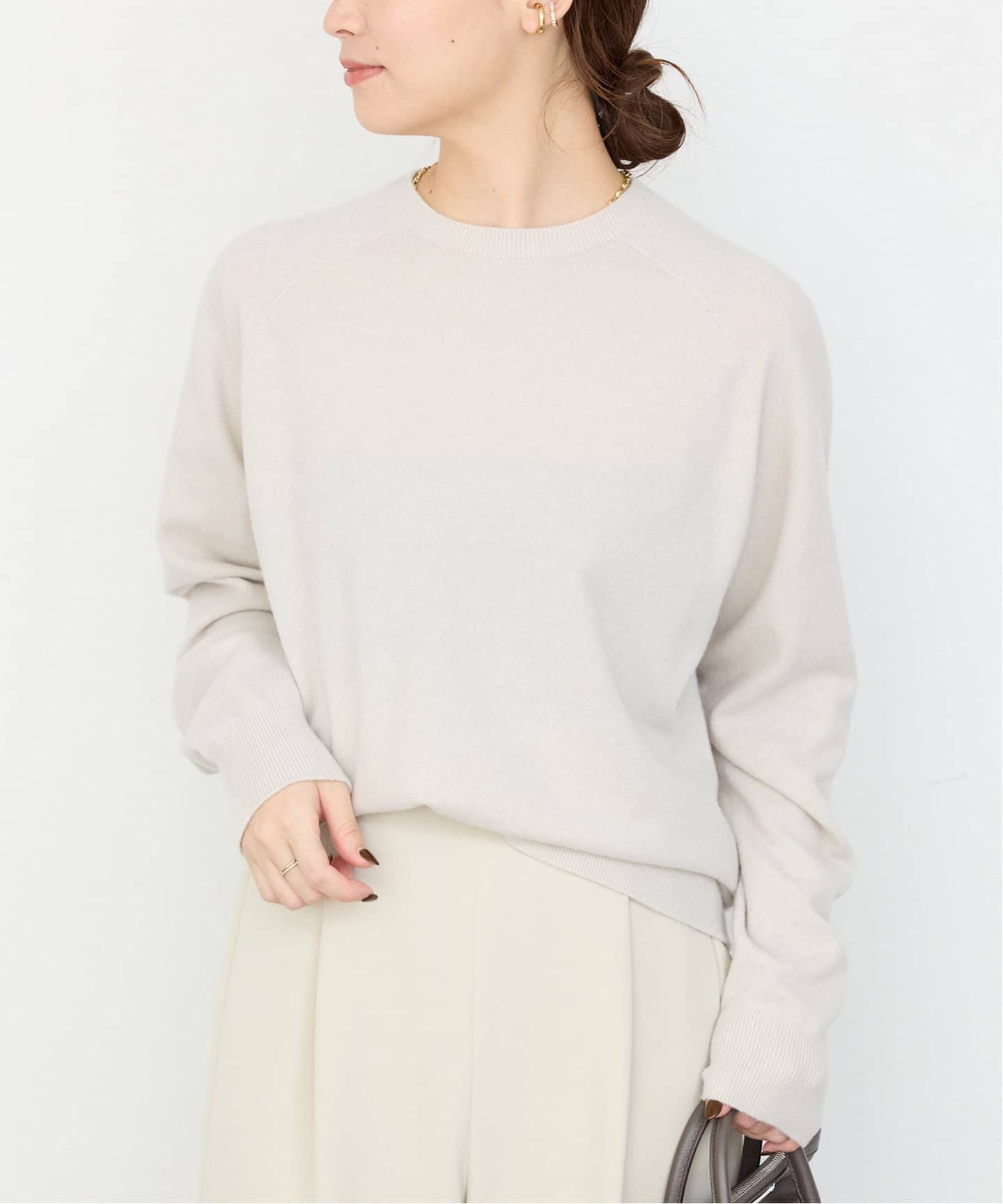 24aw Deuxieme Classe CAPRI クルーネックニット CAPRI クルーネック プルオーバー（ニット／セーター