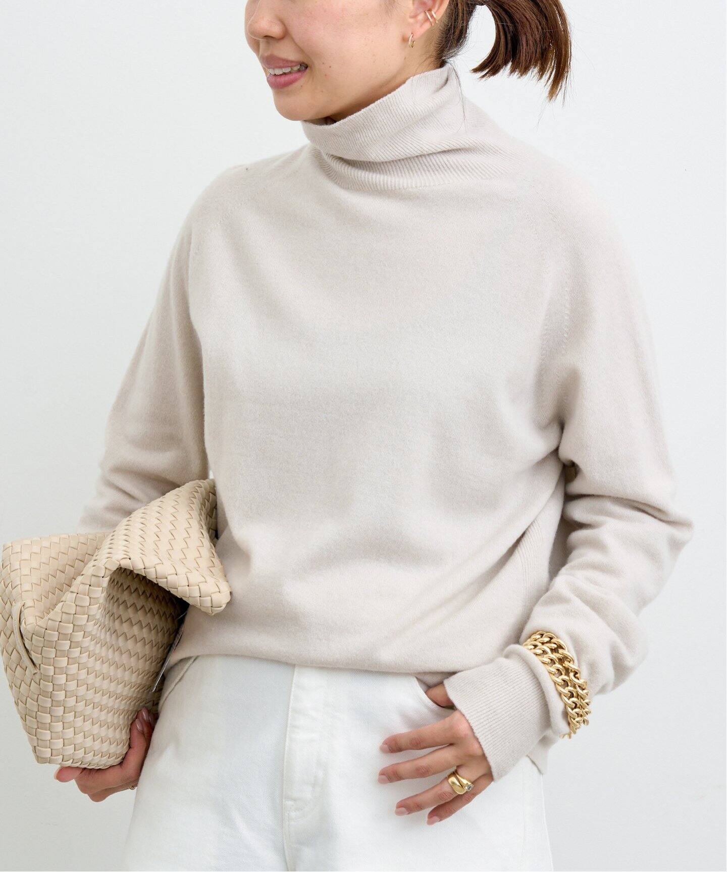 CAPRI タートルネック プルオーバー（ニット／セーター）｜Deuxieme  