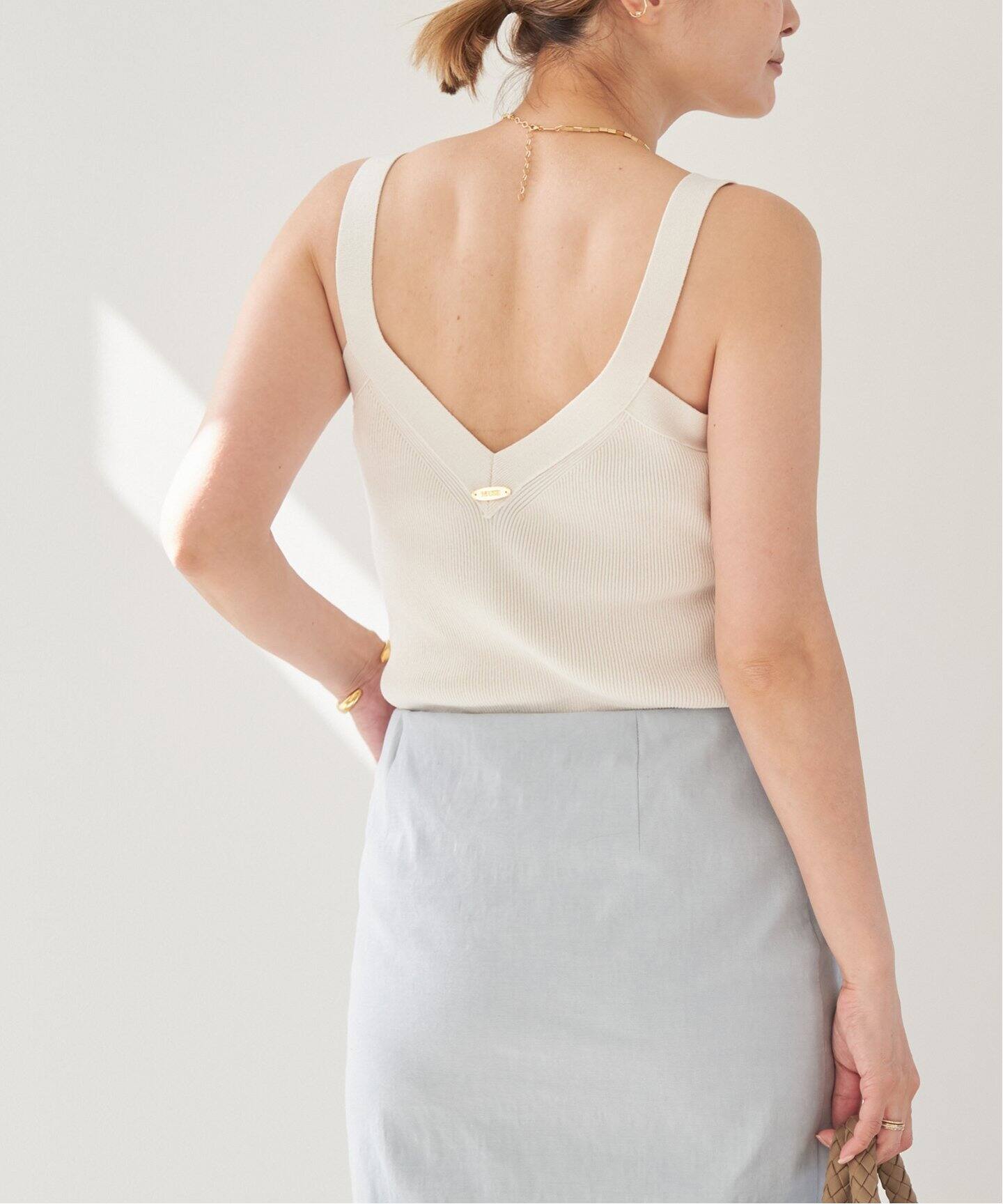 Diner B リブ キャミソール（タンクトップ）｜Deuxieme Classe  