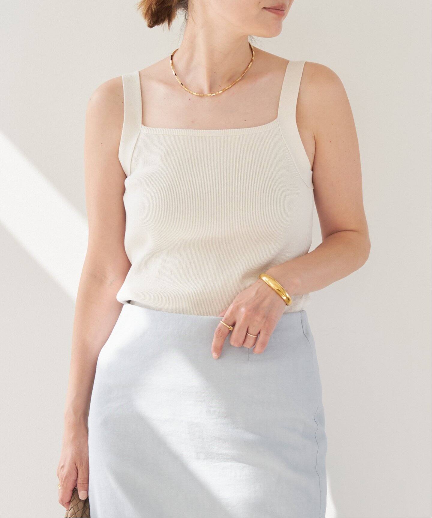 Diner B リブ キャミソール（タンクトップ）｜Deuxieme Classe  