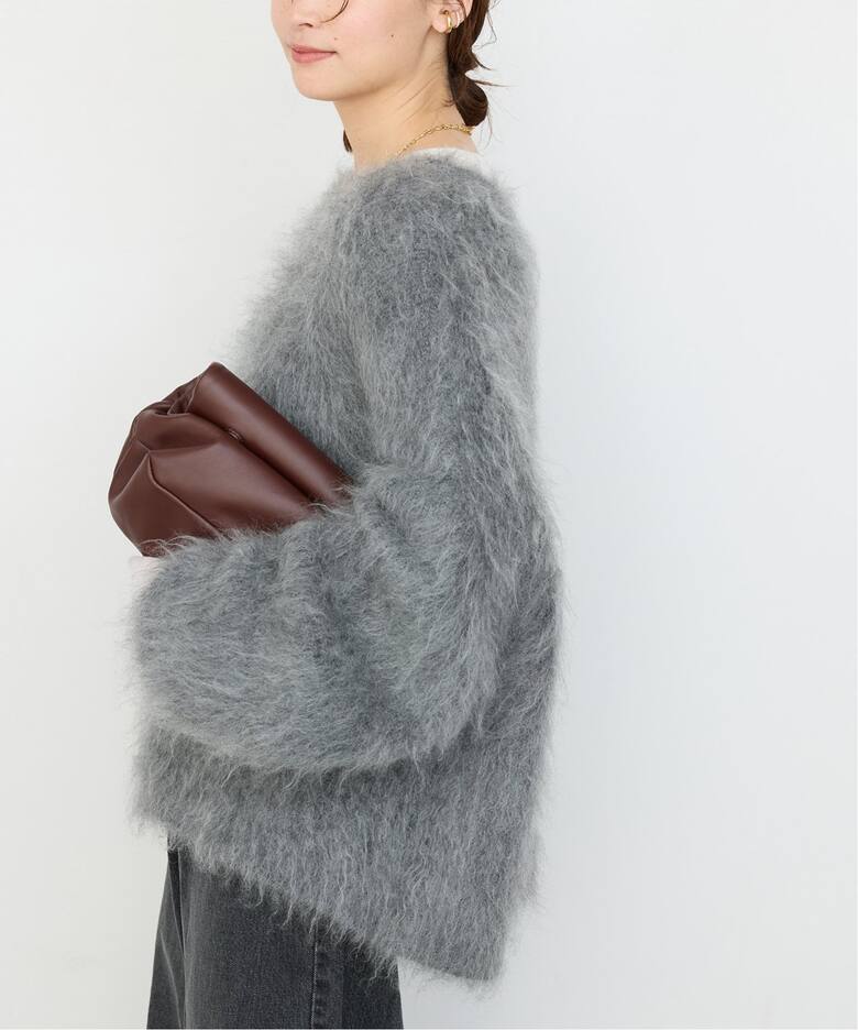 Deuxieme Classe BoucleVネックプルオーバー ブークレニット PORTMIX  