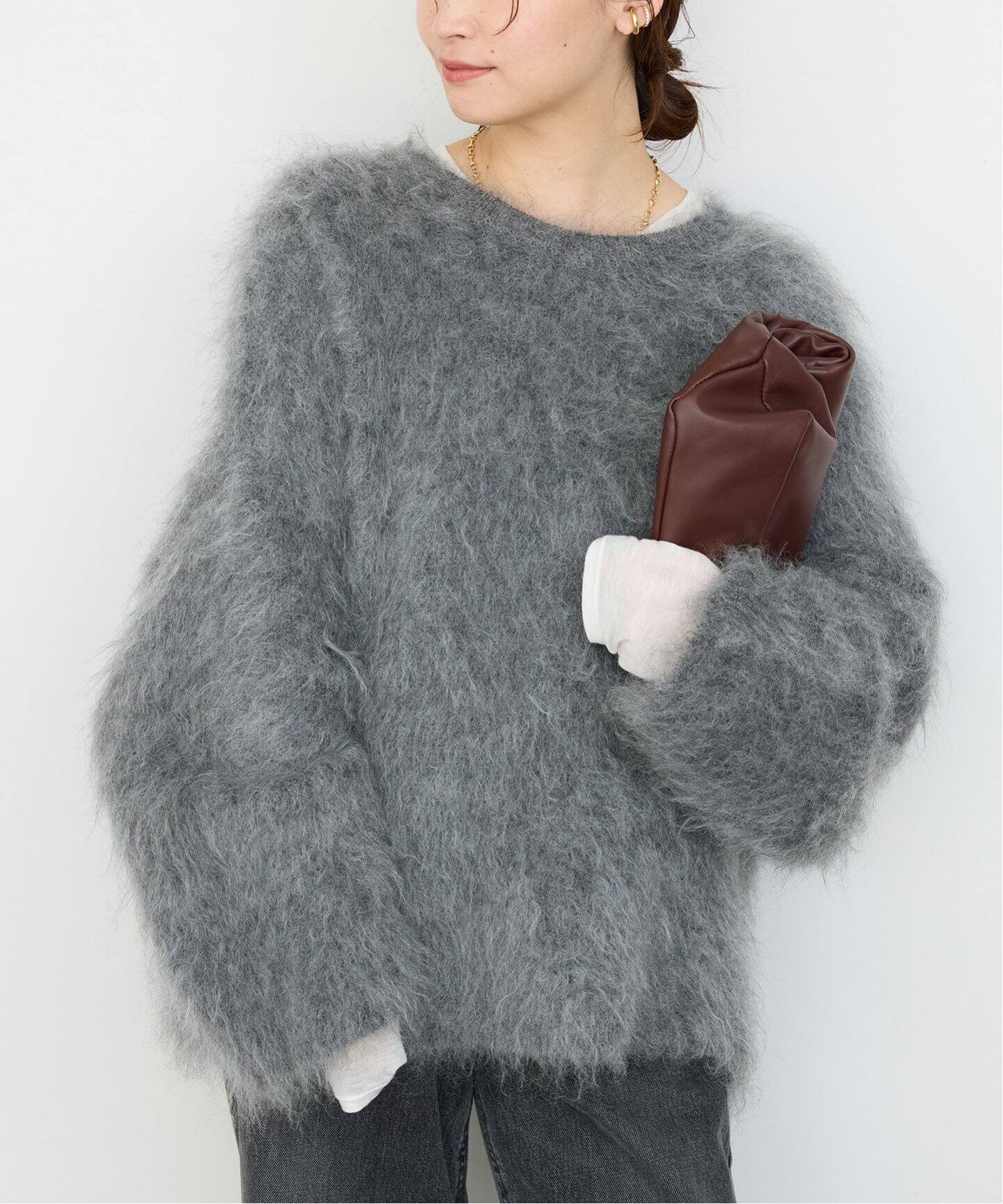 PORTMIX クルーネック プルオーバー（ニット／セーター）｜Deuxieme  