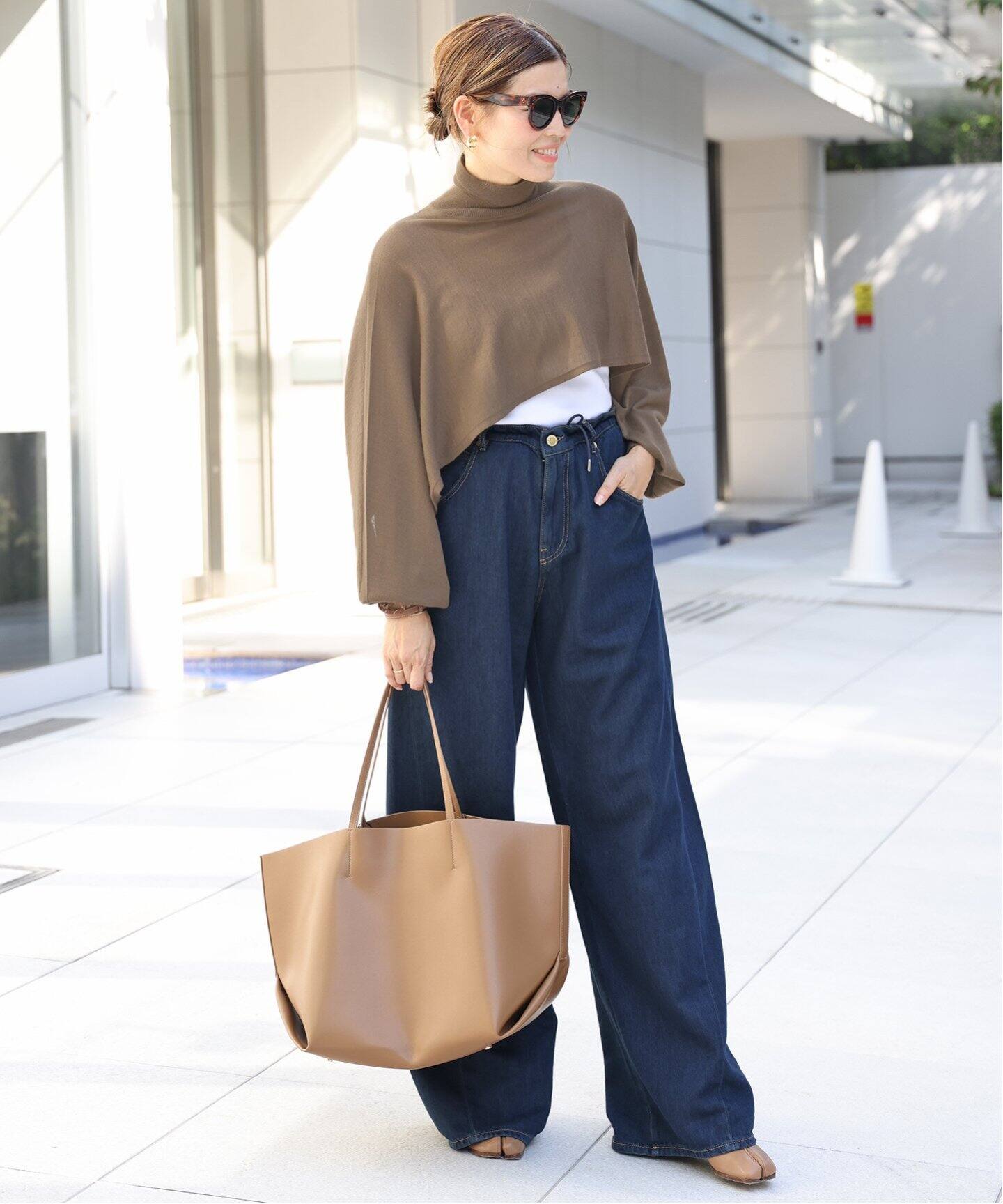 MILLENNIUM タートルネック ポンチョ（ニット／セーター）｜Deuxieme  