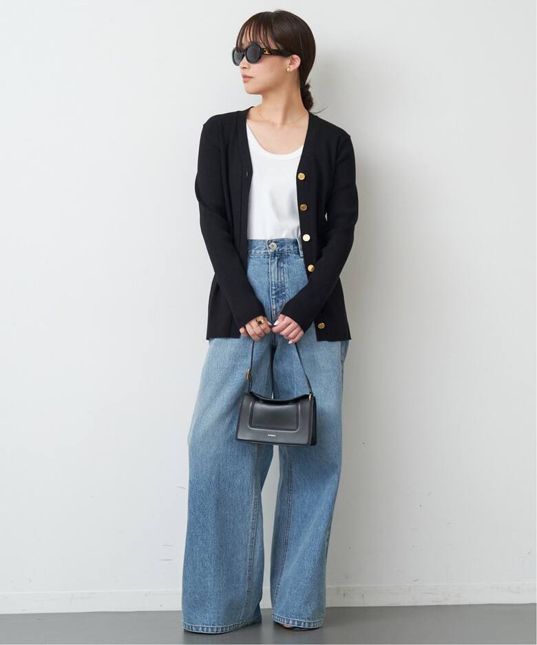 DINER B RIB Vネックカーディガン（カーディガン）｜Deuxieme  