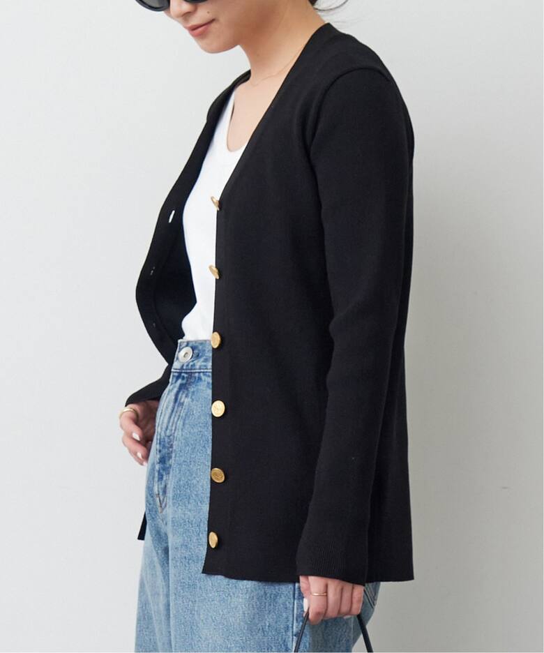 DINER B RIB Vネックカーディガン（カーディガン）｜Deuxieme Classe  