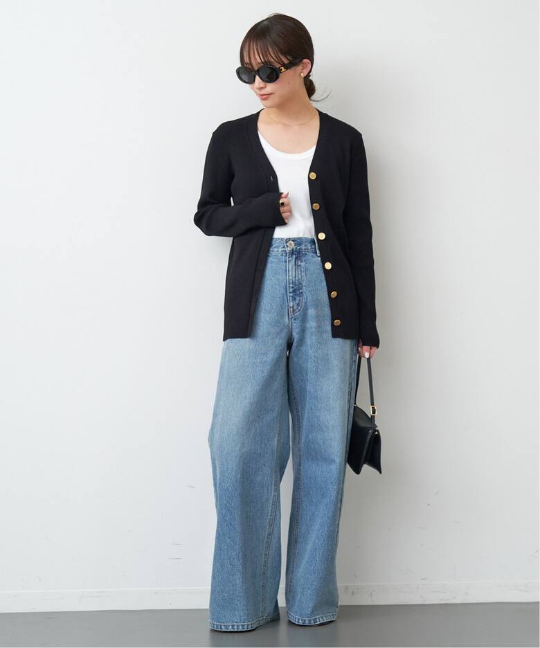 DINER B RIB Vネックカーディガン（カーディガン）｜Deuxieme Classe  