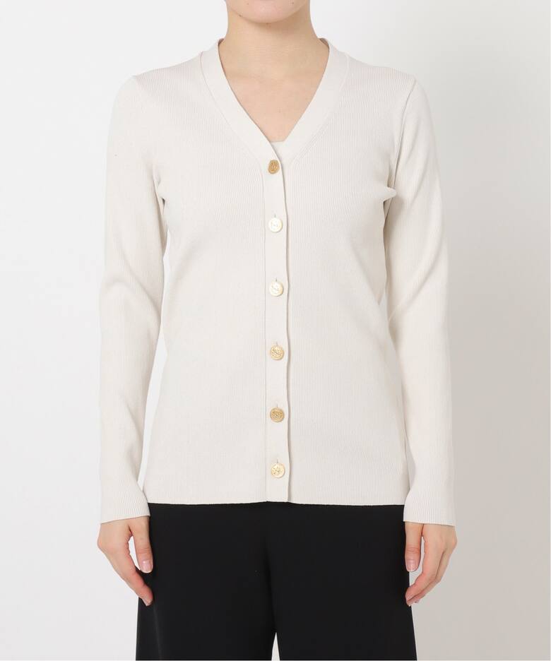 DINER B RIB Vネックカーディガン（カーディガン）｜Deuxieme Classe  