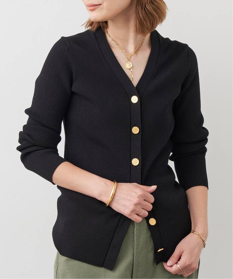 Deuxieme Classe ⭐︎ DINER B RIB Vネックカーディガン 