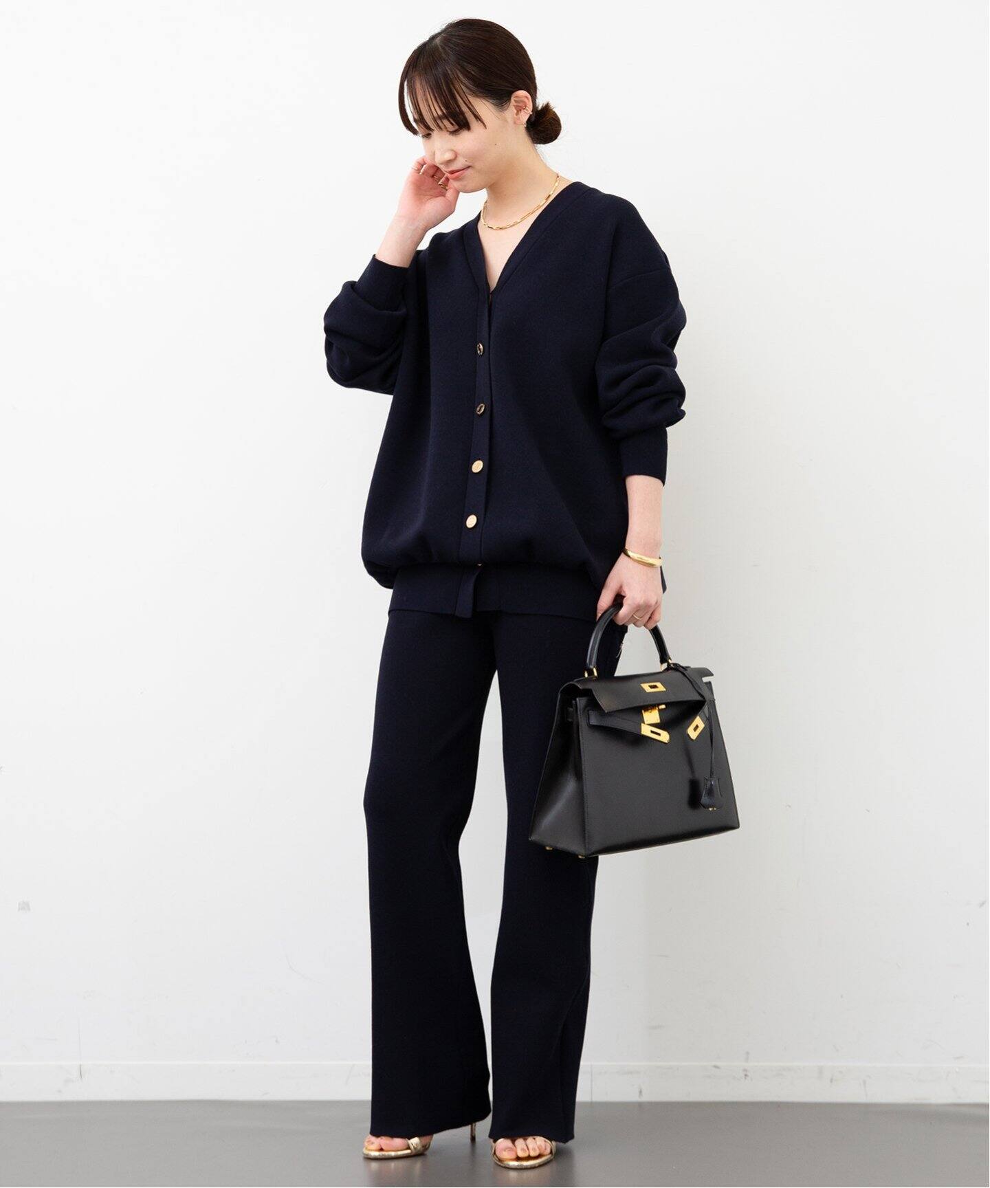 GLASSY LONG カーディガン（カーディガン）｜Deuxieme Classe  