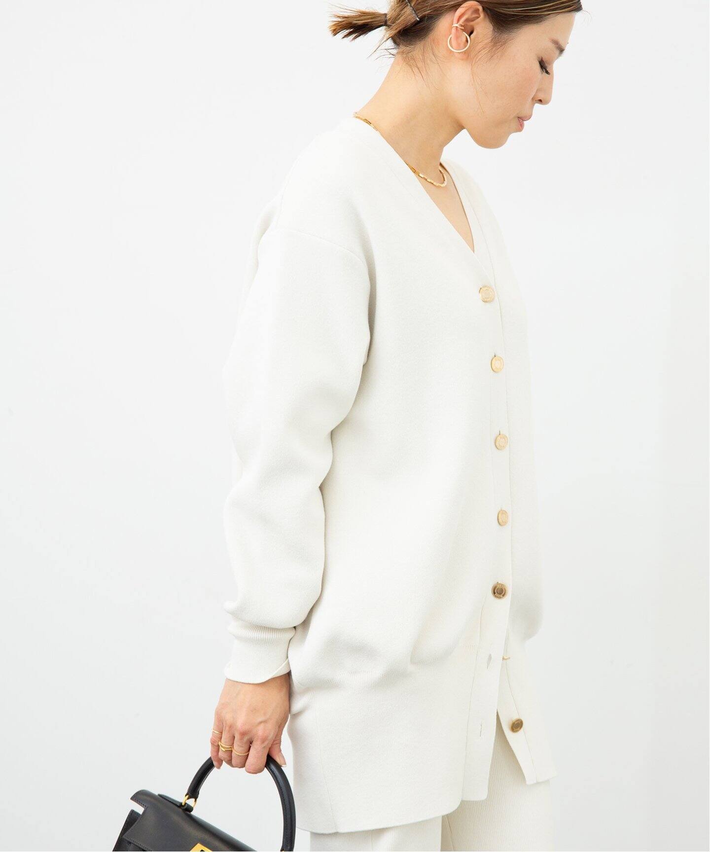 GLASSY LONG カーディガン（カーディガン）｜Deuxieme Classe  