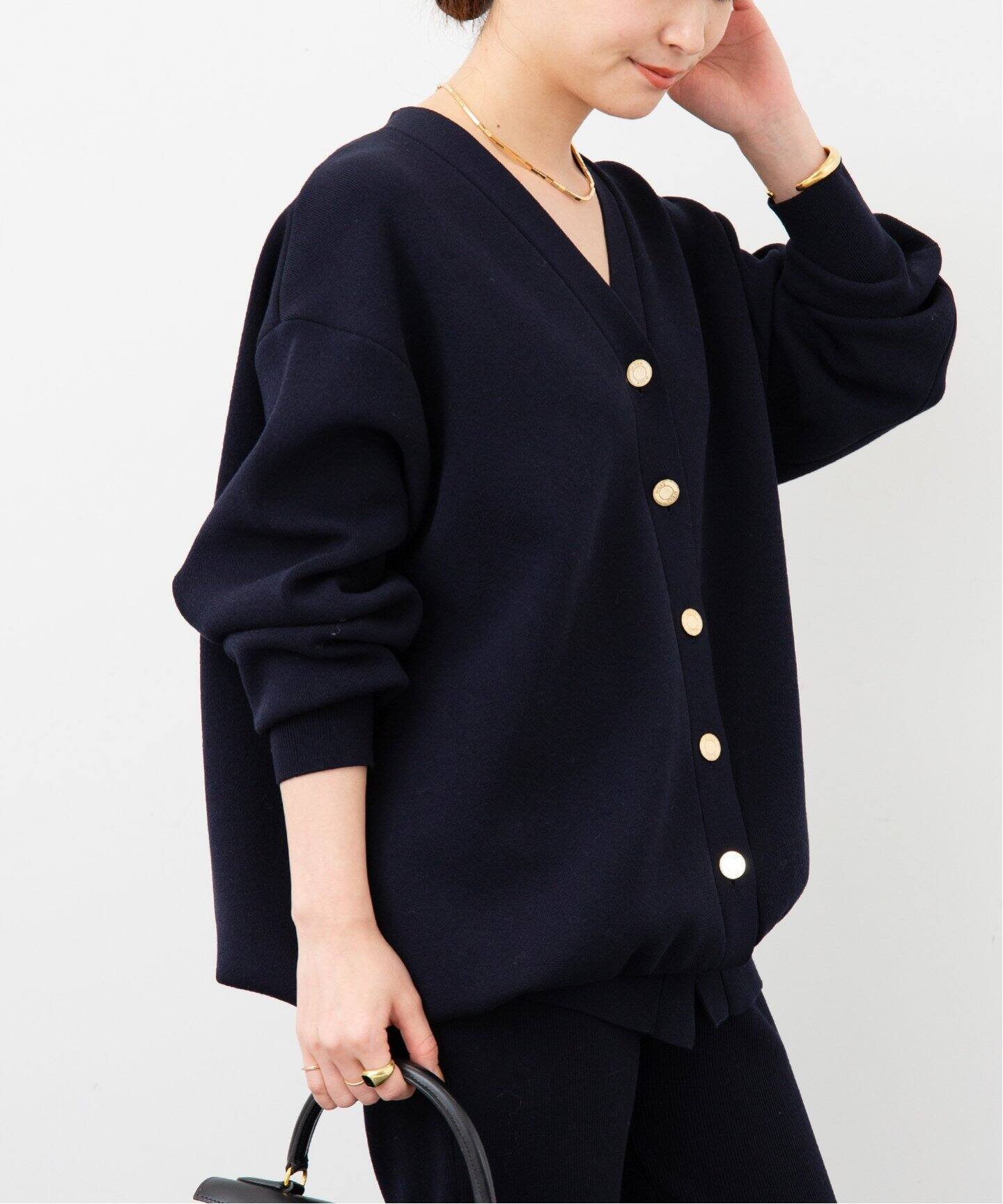 GLASSY LONG カーディガン（カーディガン）｜Deuxieme Classe  