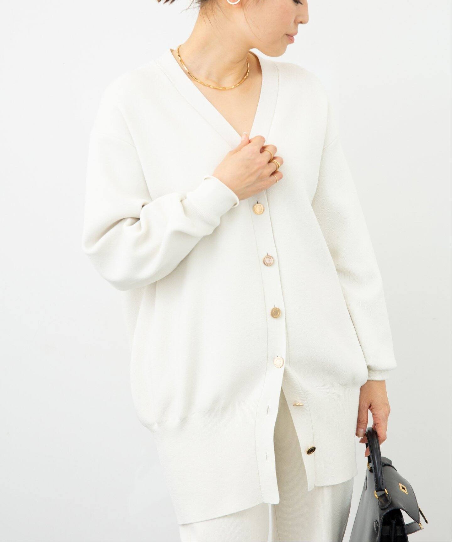 GLASSY LONG カーディガン（カーディガン）｜Deuxieme Classe  