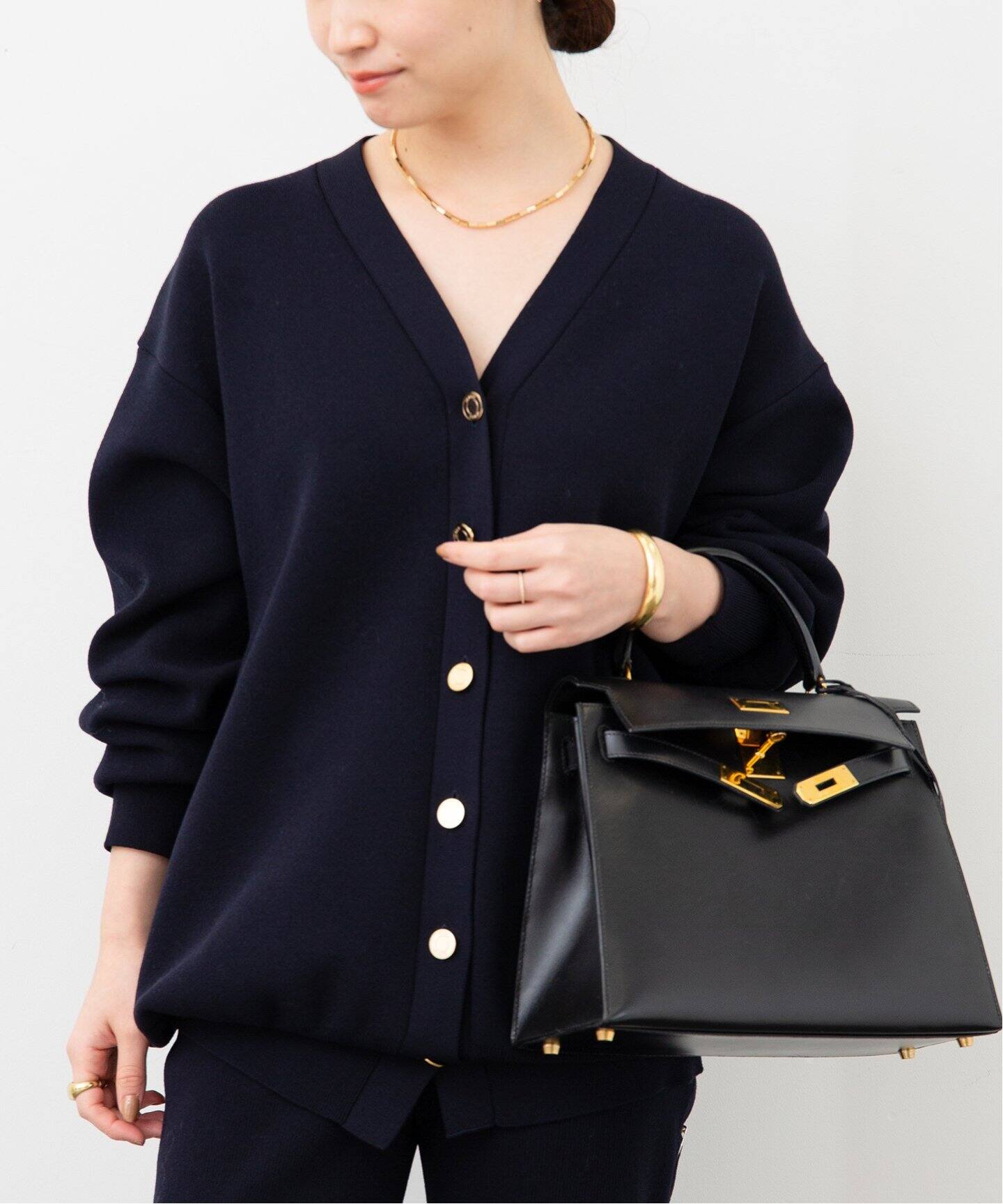 GLASSY LONG カーディガン（カーディガン）｜Deuxieme Classe  